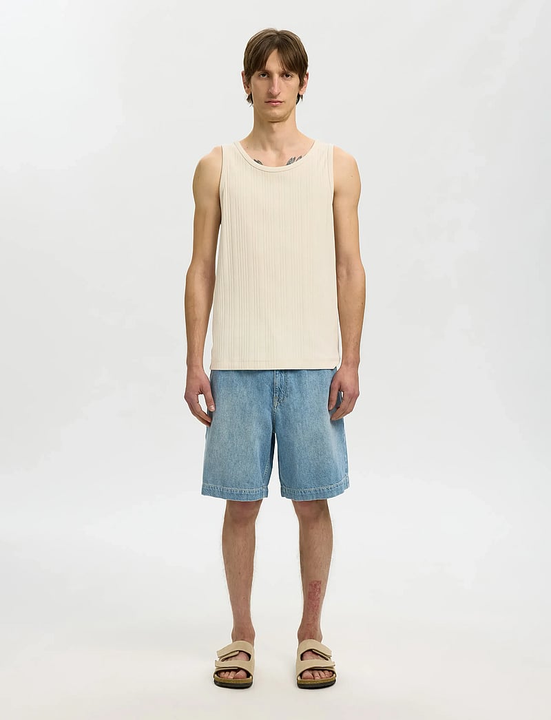 Selected - SLHANDRE TANK TOP - tank tops - birch - 3