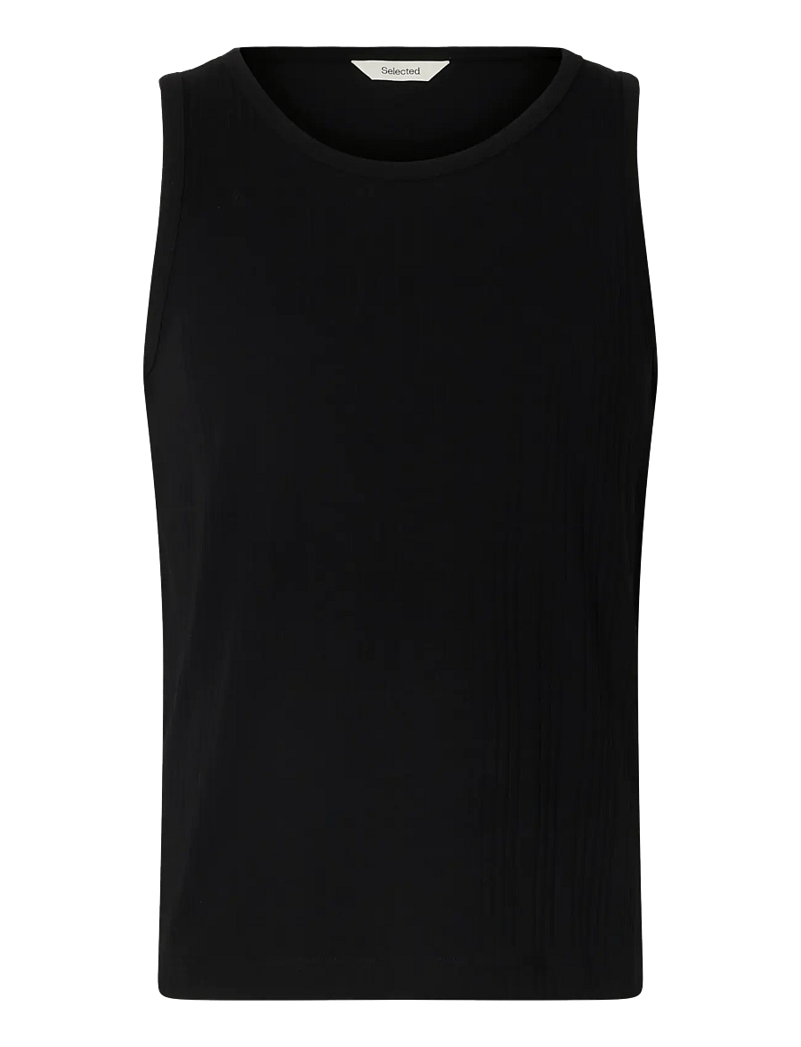 Selected - SLHANDRE TANK TOP - tank tops - black - 1
