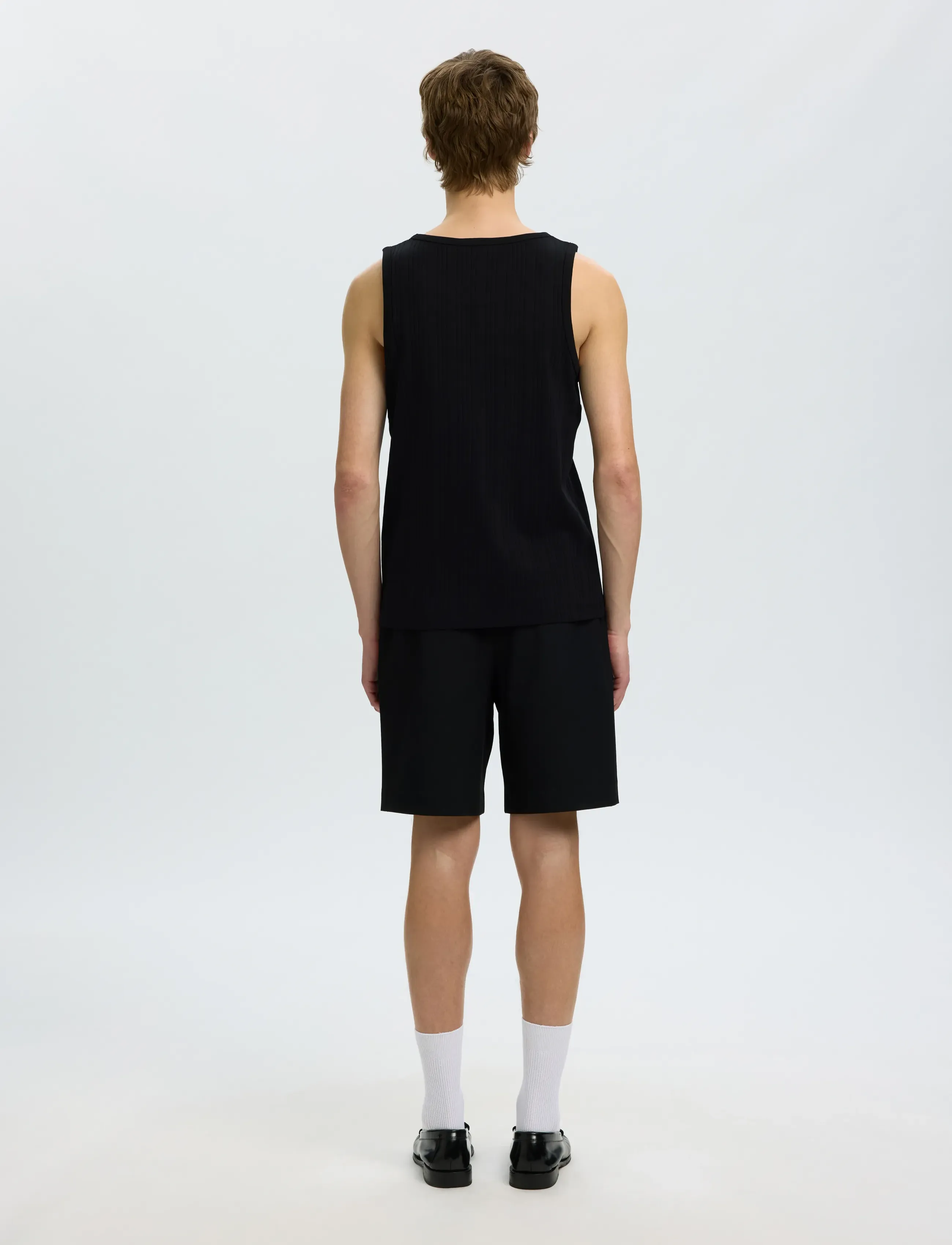 Selected - SLHANDRE TANK TOP - varrukateta särgid - black - 2