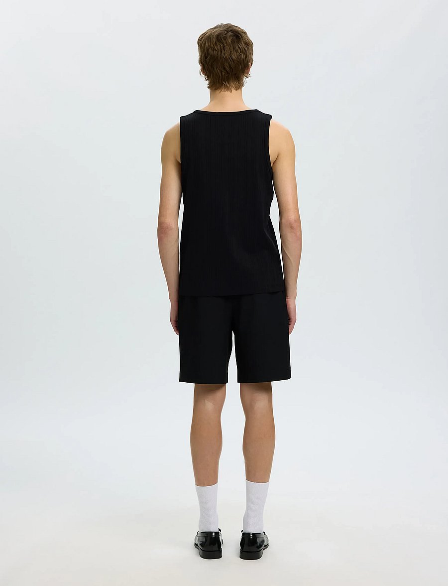 Selected - SLHANDRE TANK TOP - tank tops - black - 2