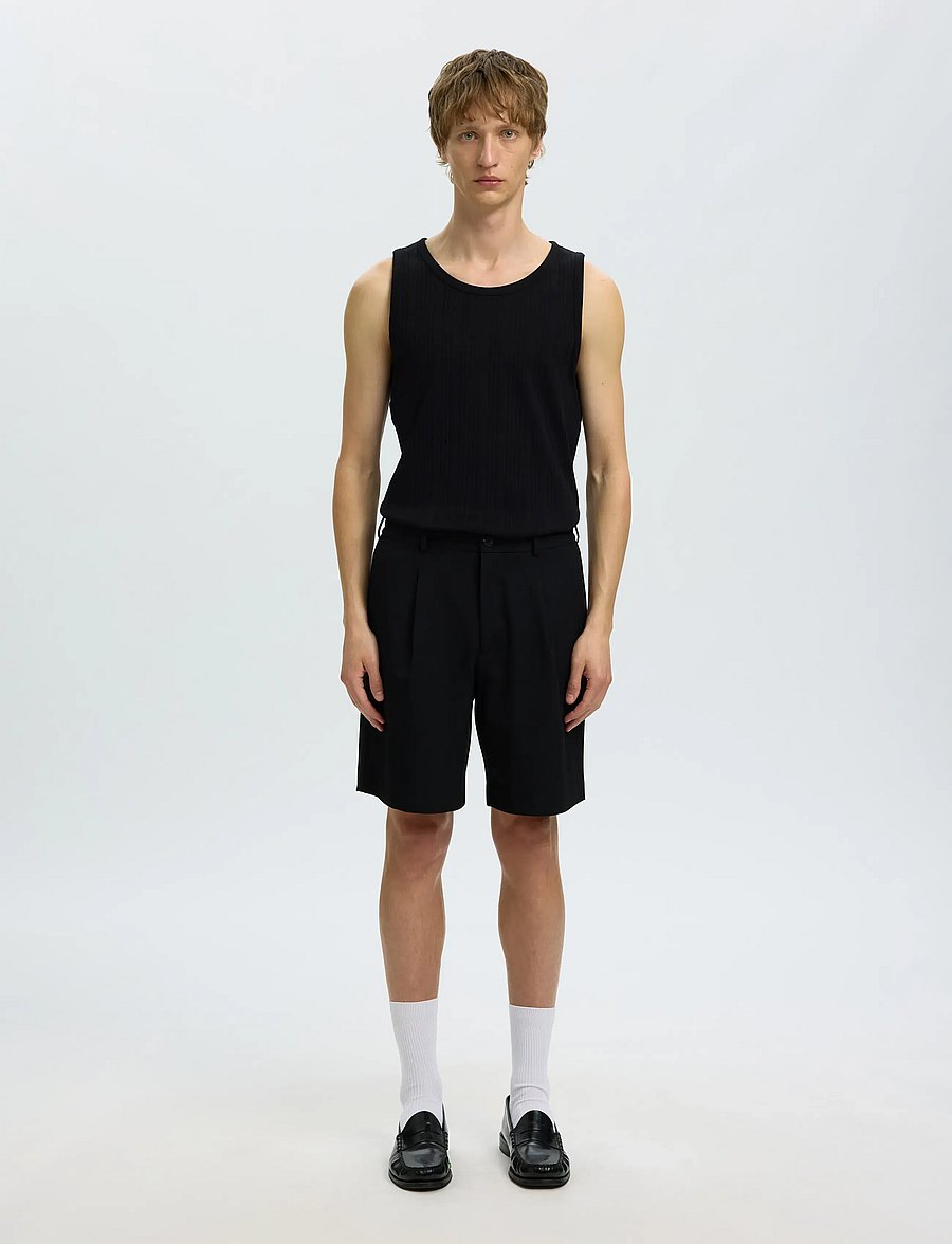 Selected - SLHANDRE TANK TOP - tank tops - black - 3