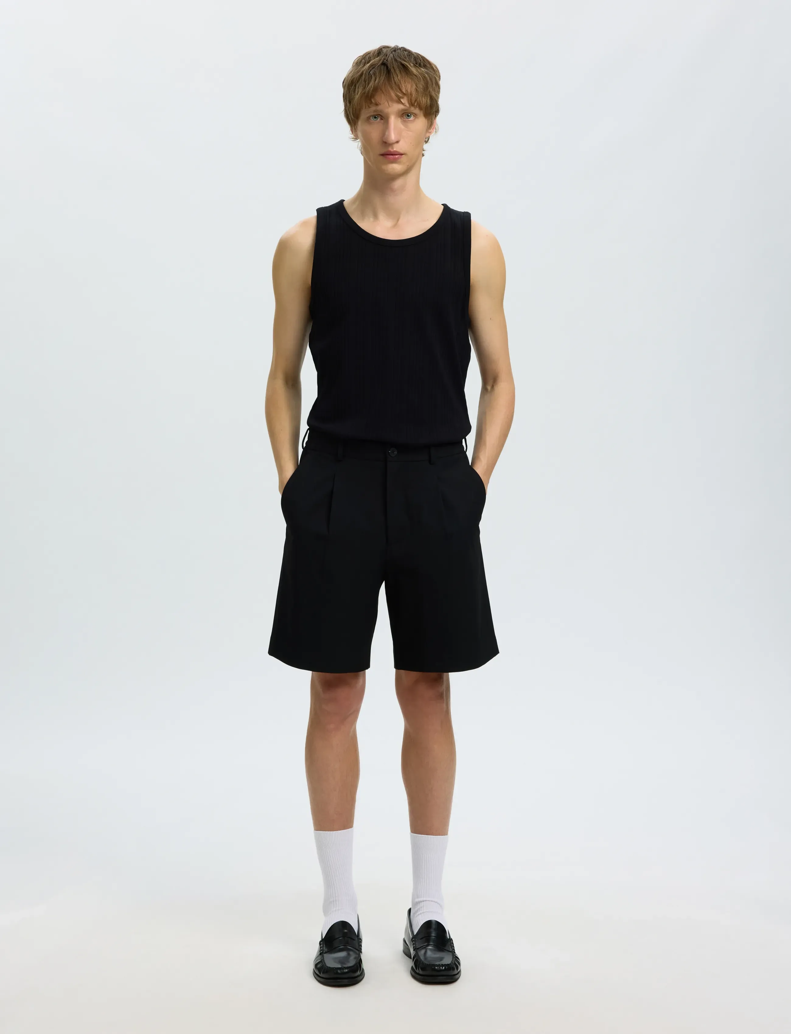 Selected - SLHANDRE TANK TOP - varrukateta särgid - black - 5
