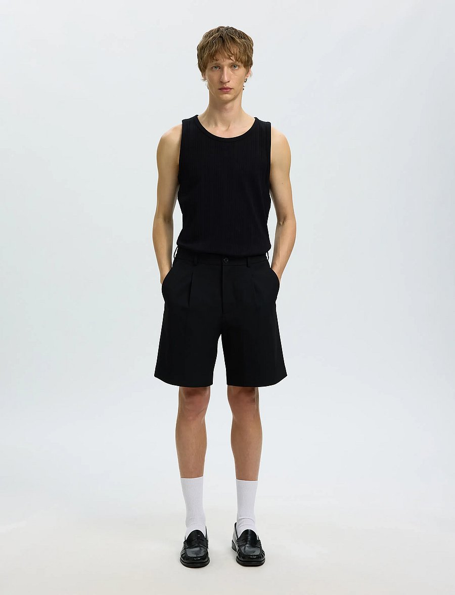 Selected - SLHANDRE TANK TOP - tank tops - black - 5