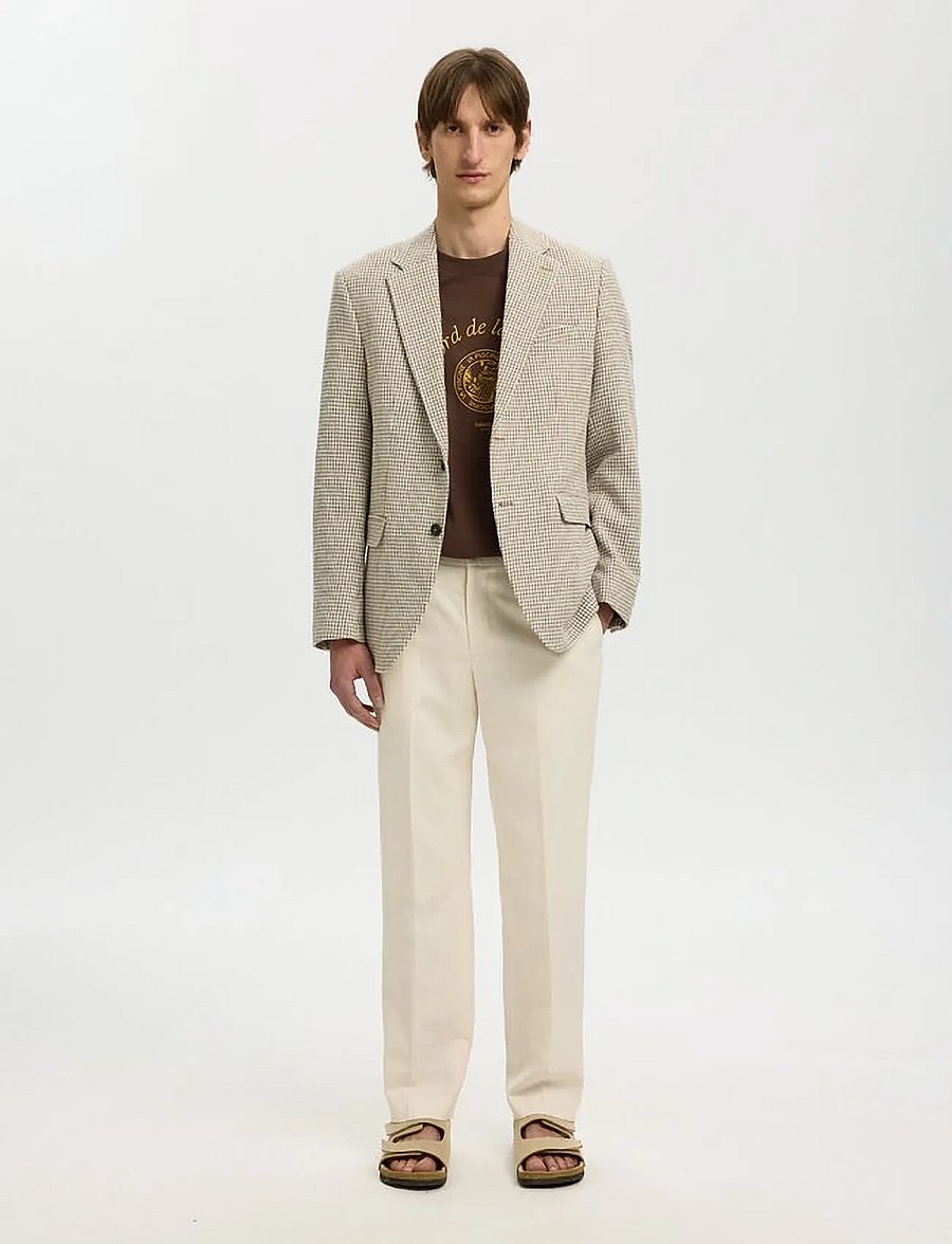 Selected - SLHBOXYNORMAN GRAPHIC SS O-NECK TEE - kurzärmelig - bracken - 5