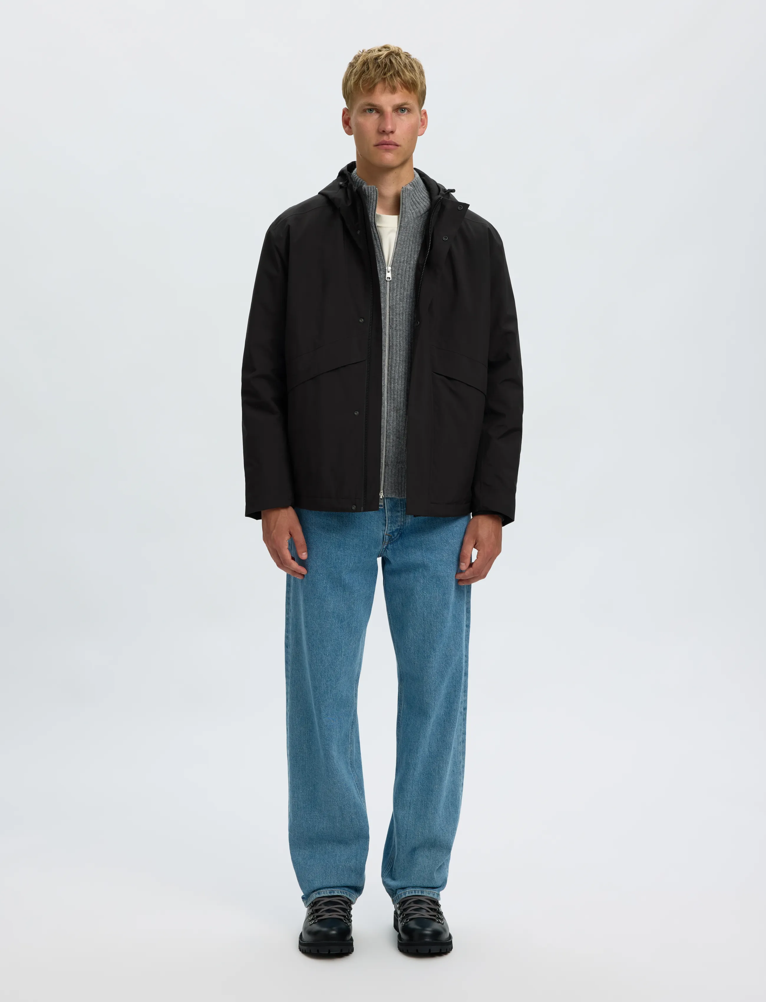 Selected - SLMFOREST URBAN TECH JACKET NOOS - black - 3