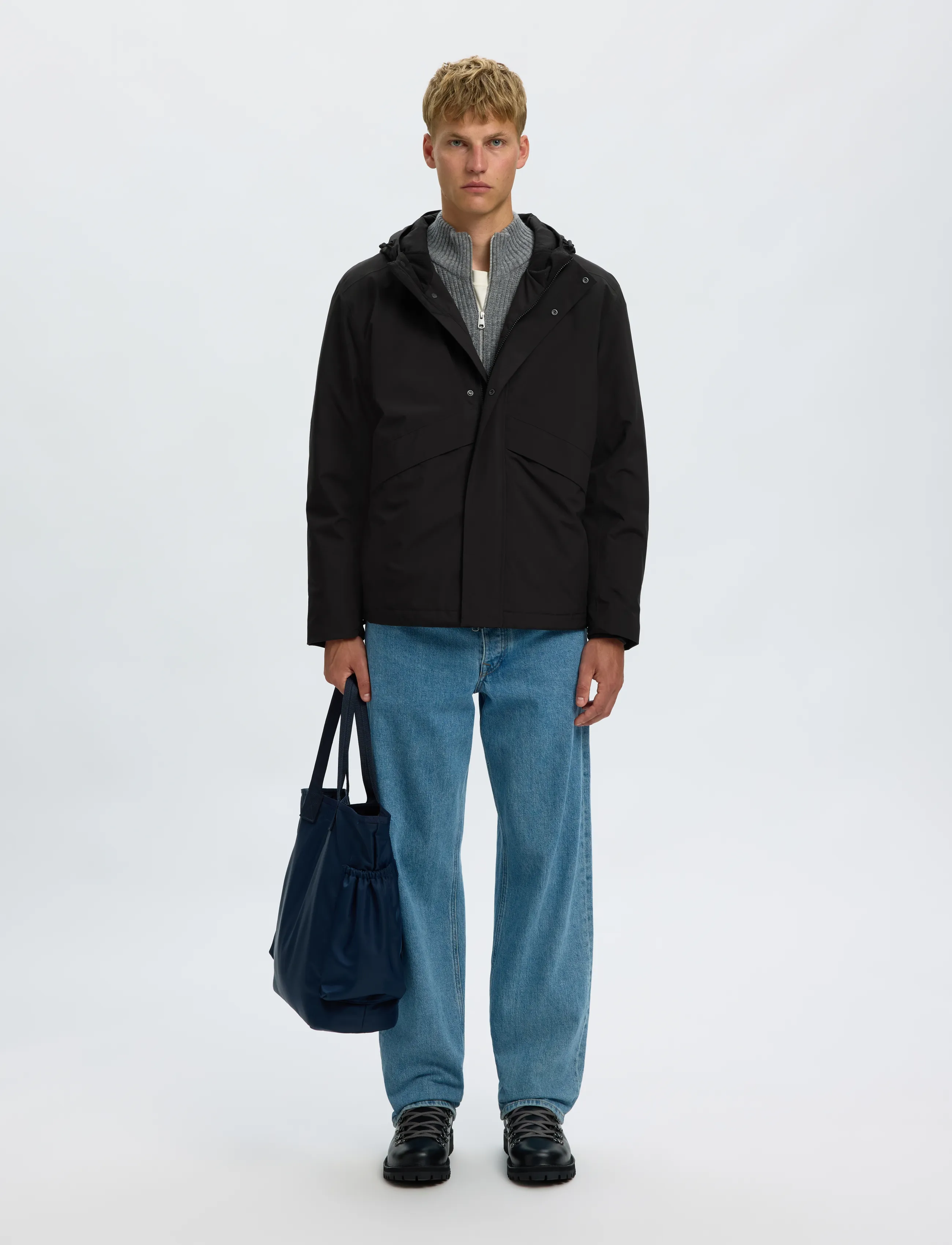 Selected - SLMFOREST URBAN TECH JACKET NOOS - black - 5