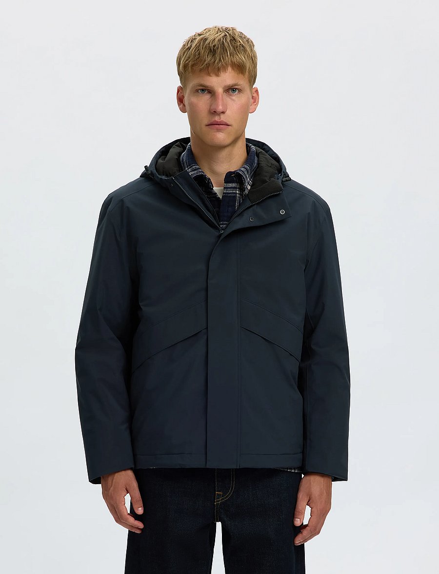 Selected - SLMFOREST URBAN TECH JACKET NOOS - sky captain - 0