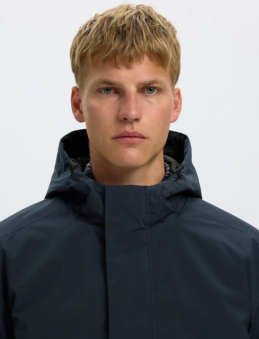 Selected - SLMFOREST URBAN TECH JACKET NOOS - sky captain - 4
