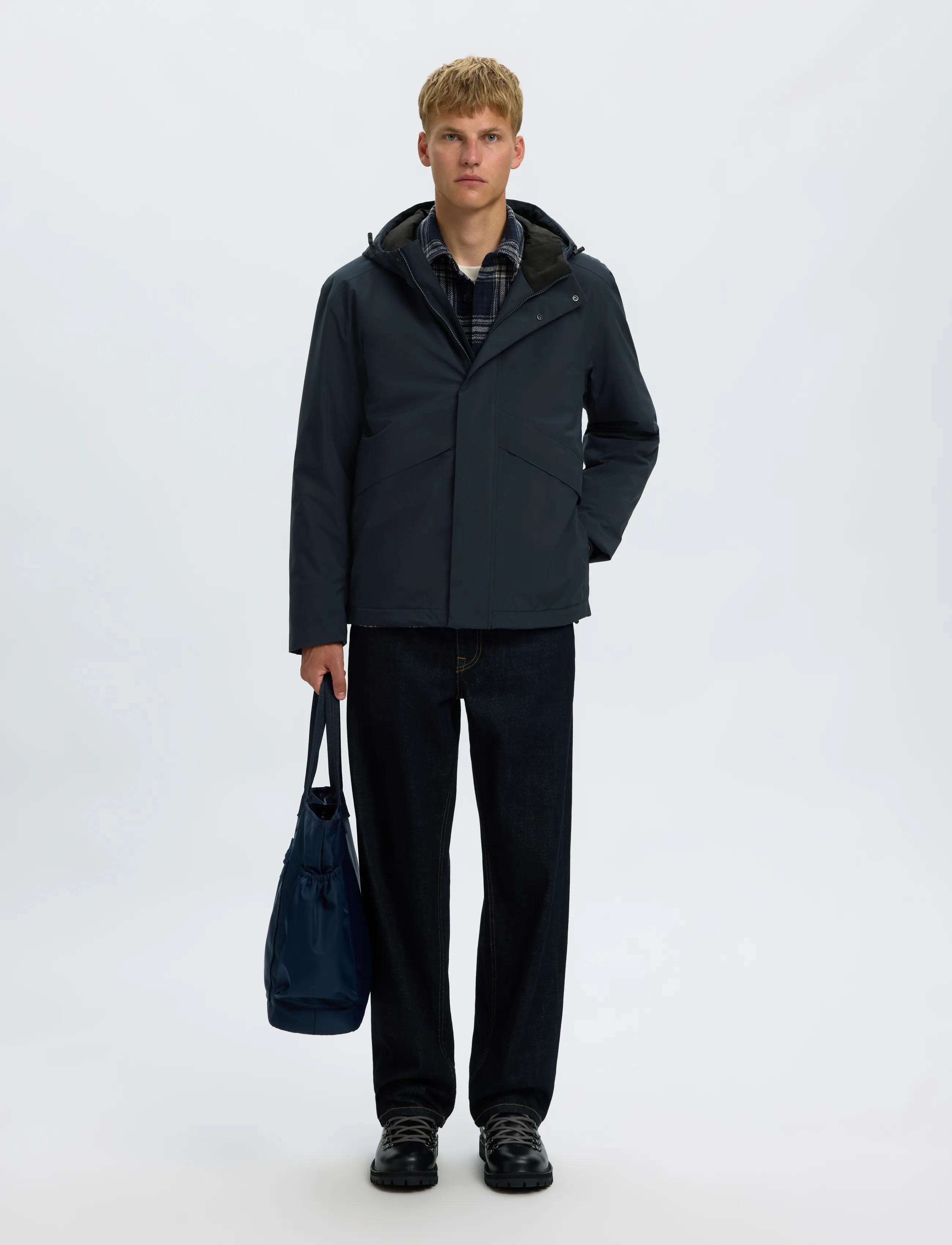 Selected - SLMFOREST URBAN TECH JACKET NOOS - sky captain - 5