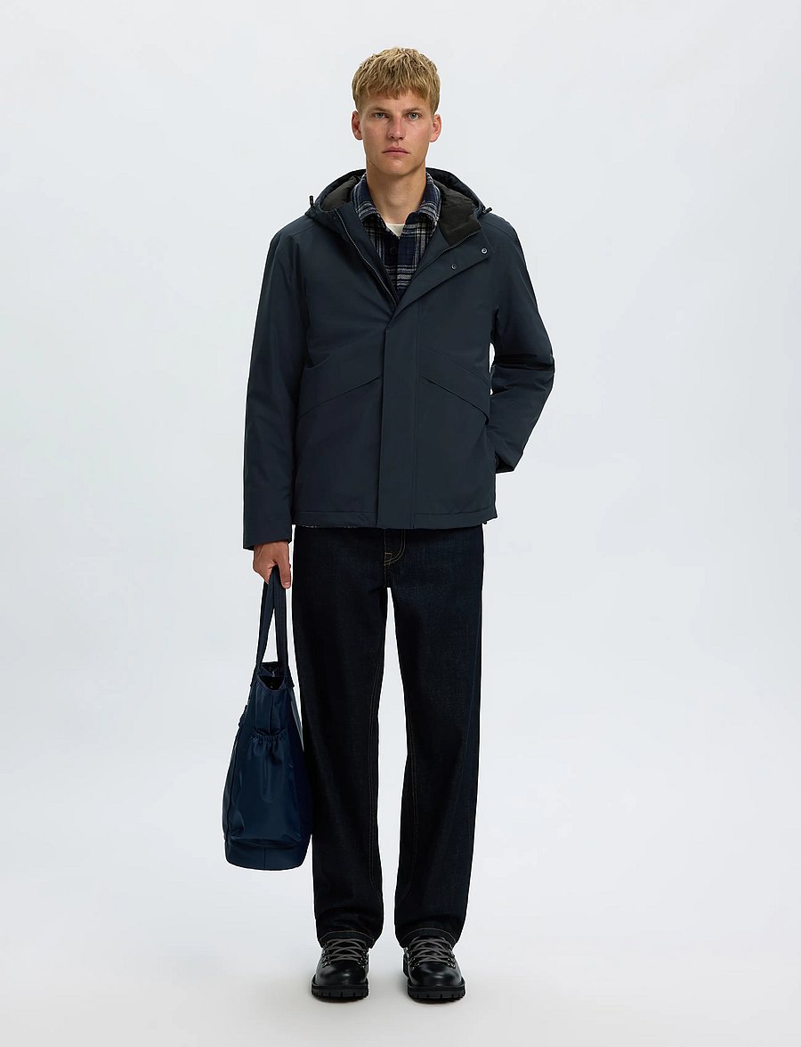 Selected - SLMFOREST URBAN TECH JACKET NOOS - sky captain - 5