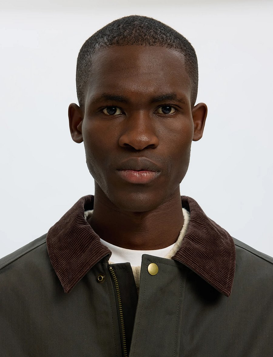 Selected - SLMMONTANA WAXED COTTON JKT #S - frühlingsjacken - peat - 4