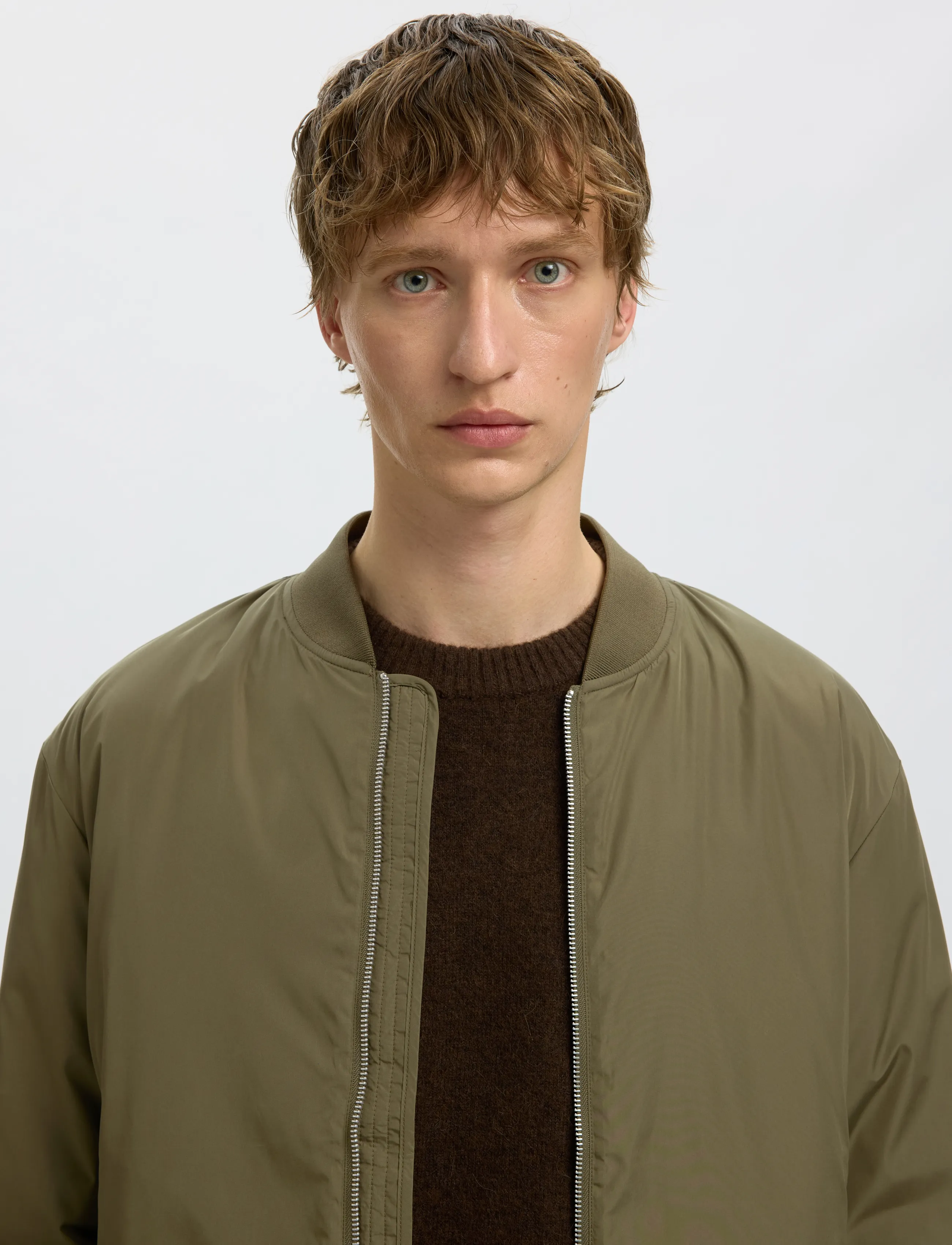 Selected - SLMCHARLES BOMBER JKT NOOS - kalamata - 4