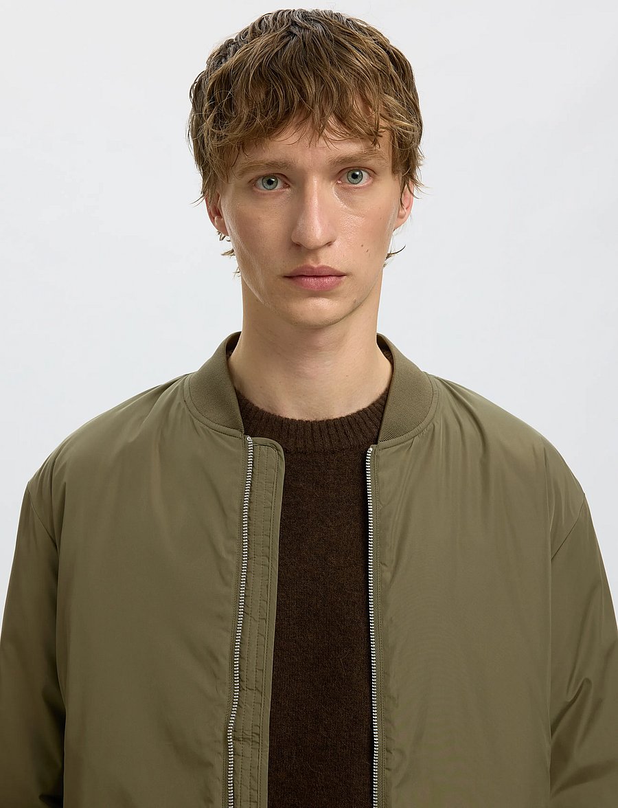 Selected - SLMCHARLES BOMBER JKT NOOS - kalamata - 4