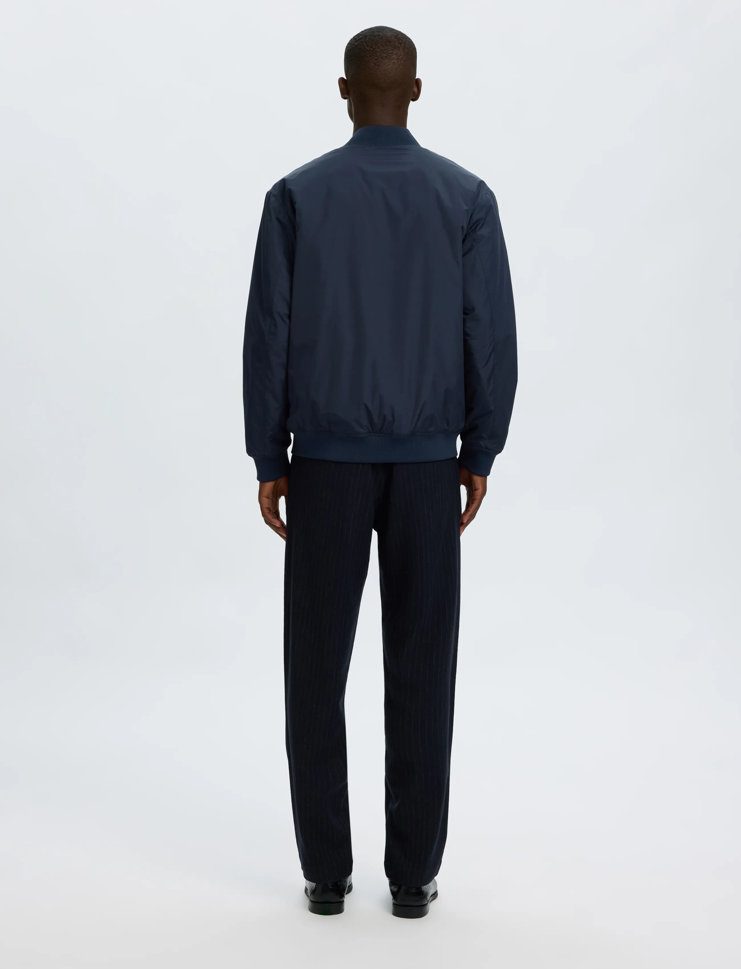 Selected - SLMCHARLES BOMBER JKT NOOS - sky captain - 2