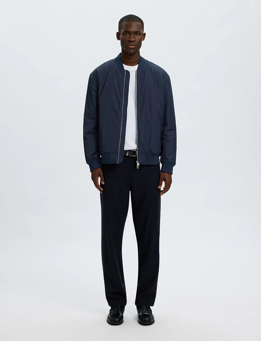 Selected - SLMCHARLES BOMBER JKT NOOS - sky captain - 3