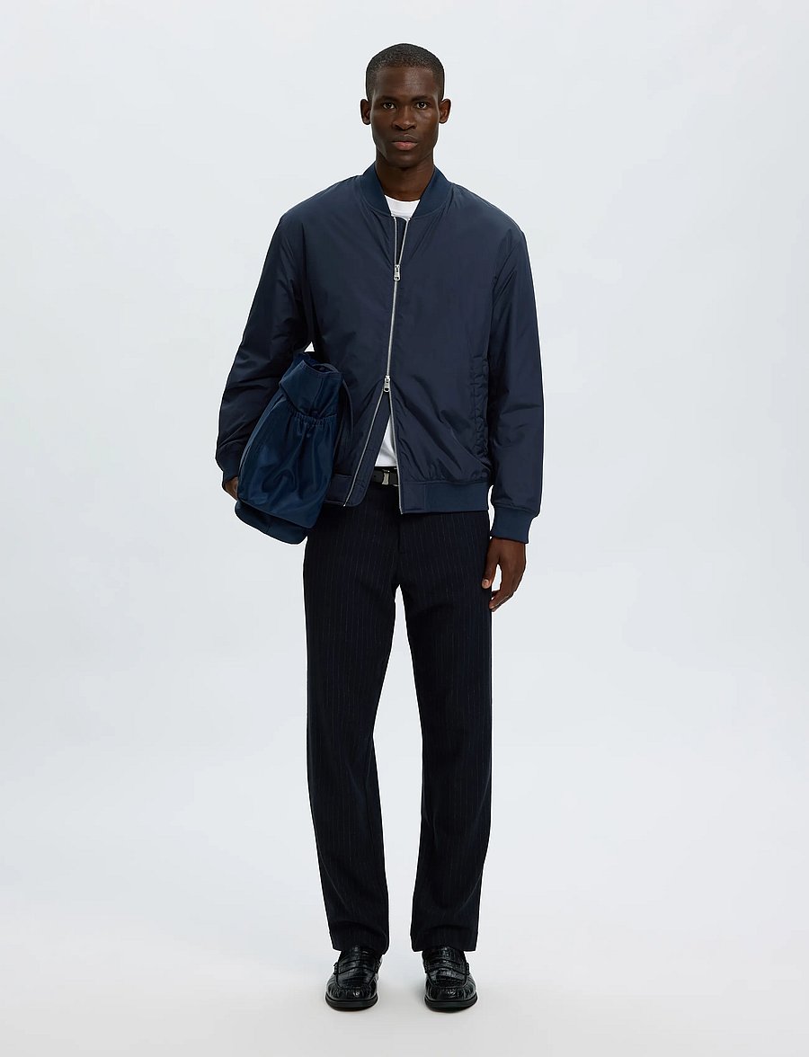 Selected - SLMCHARLES BOMBER JKT NOOS - sky captain - 5