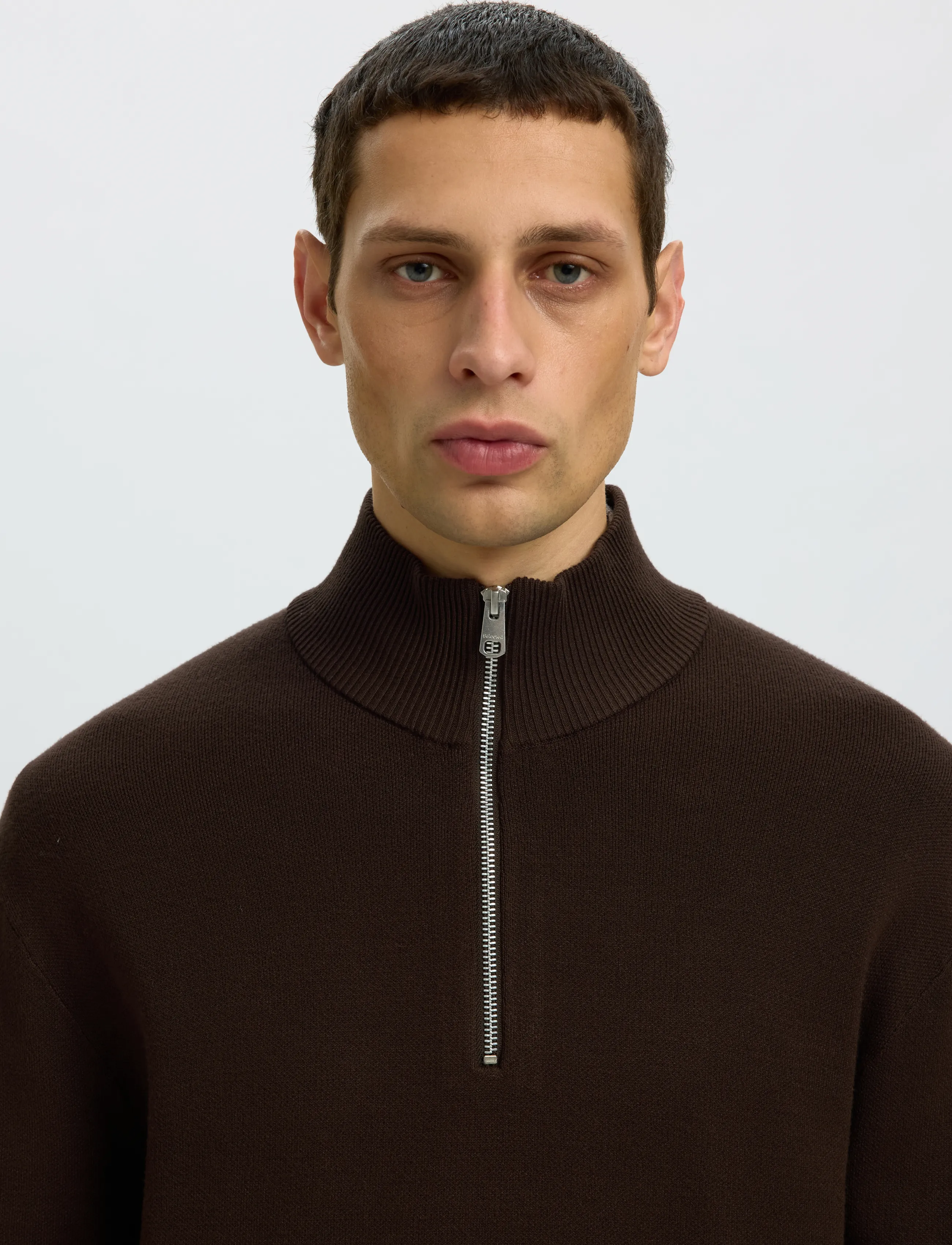 Selected - SLMTELLER FN HALF ZIP NOOS - half zip-tröjor - delicioso - 4