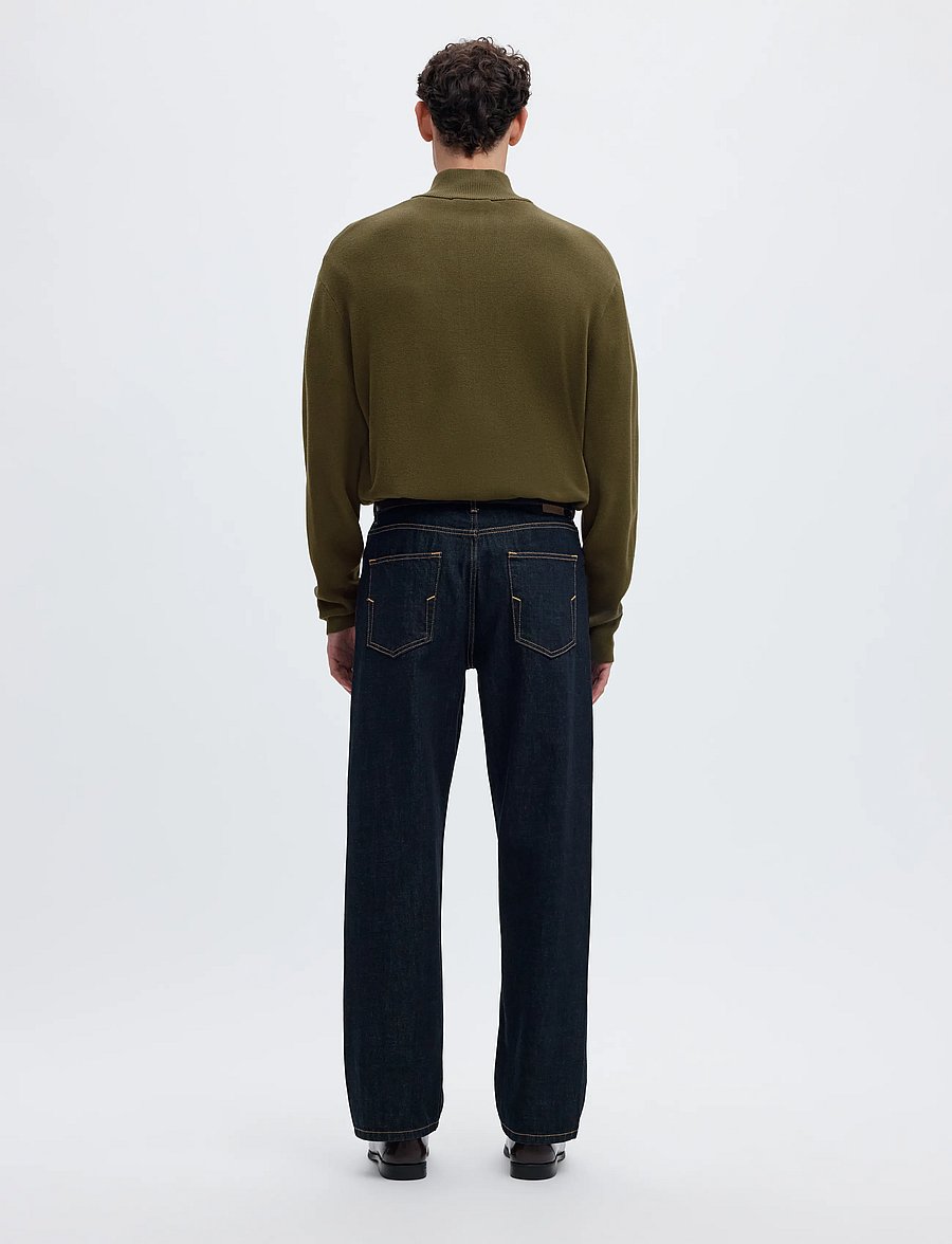 Selected - SLMTELLER FN HALF ZIP NOOS - pullover mit halbem reißverschluss - kalamata - 2
