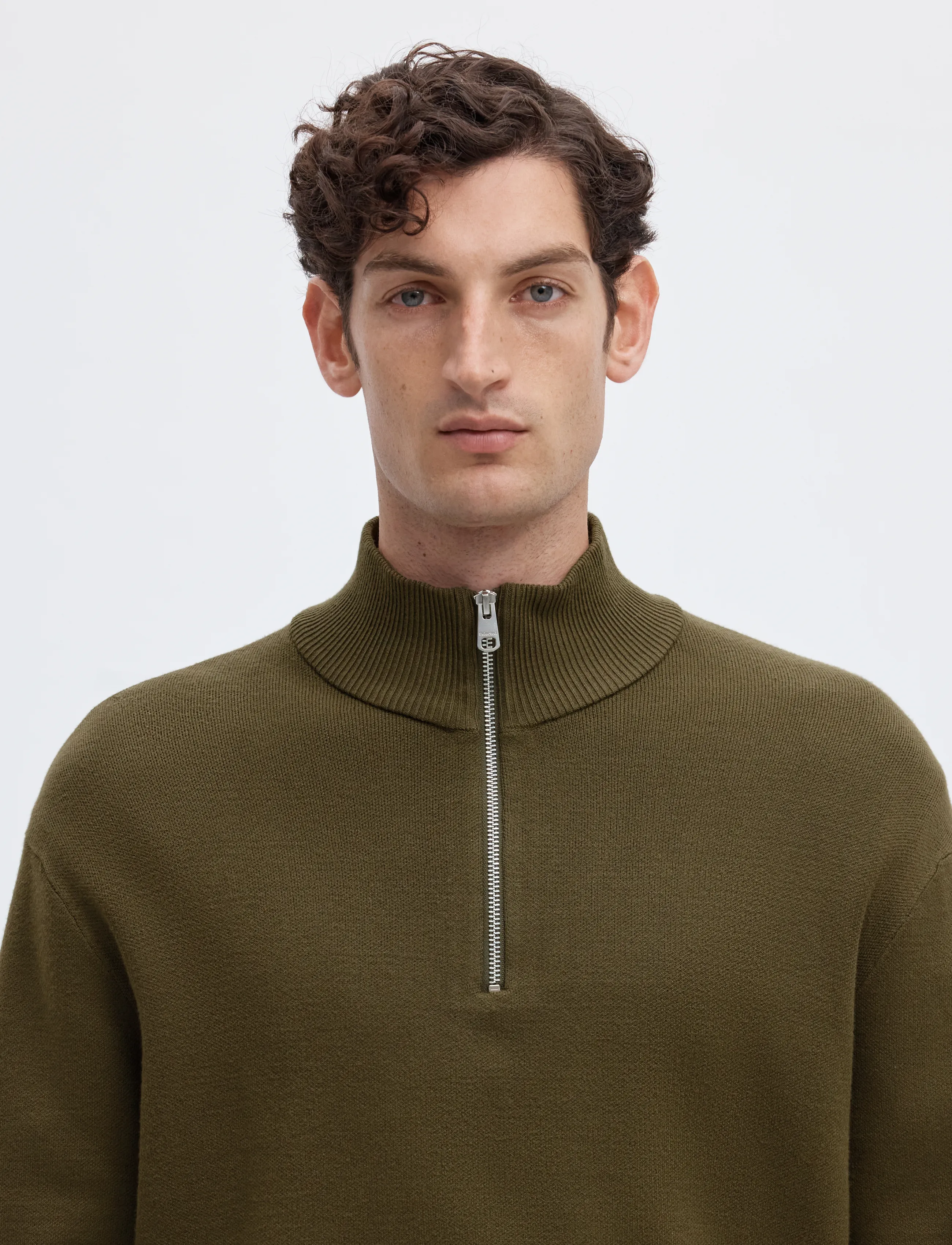 Selected - SLMTELLER FN HALF ZIP NOOS - half zip-tröjor - kalamata - 4