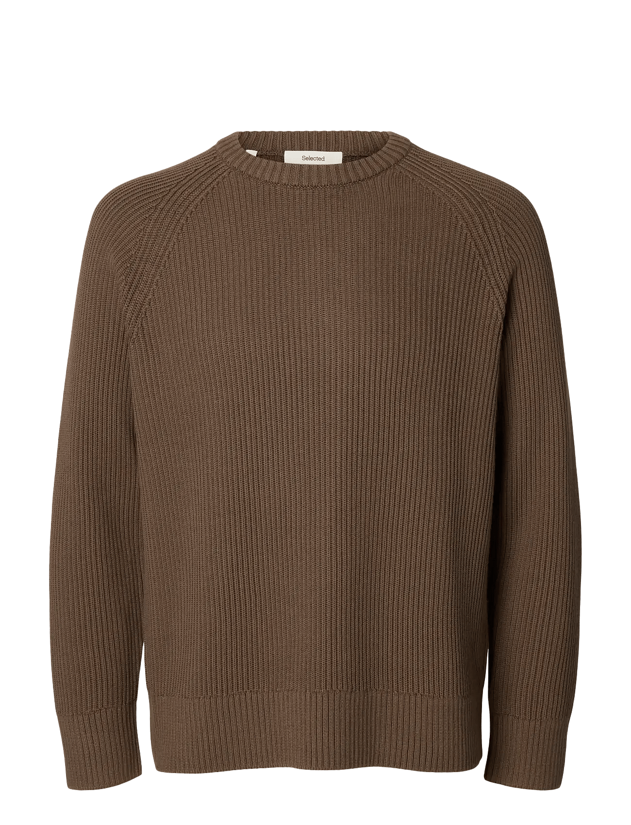 Selected | Slmbraun Knit Rib Crew Neck Noos | XXL
