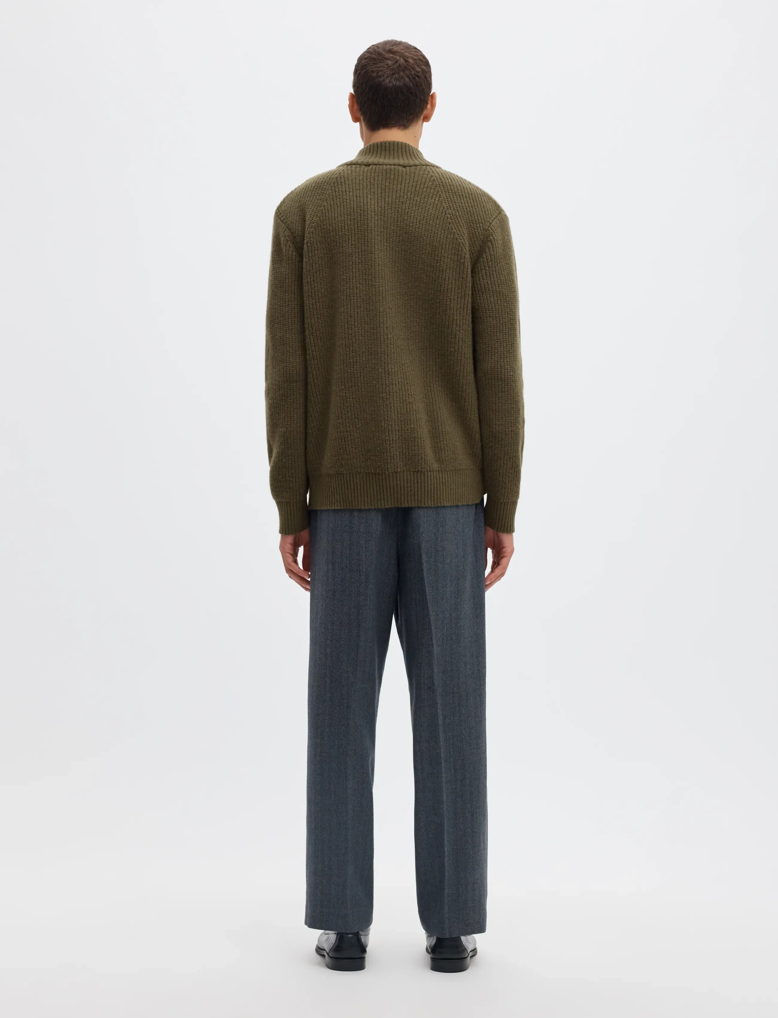 Selected - SLMCODY LS KNIT ZIP CARDIGAN - kalamata - 2