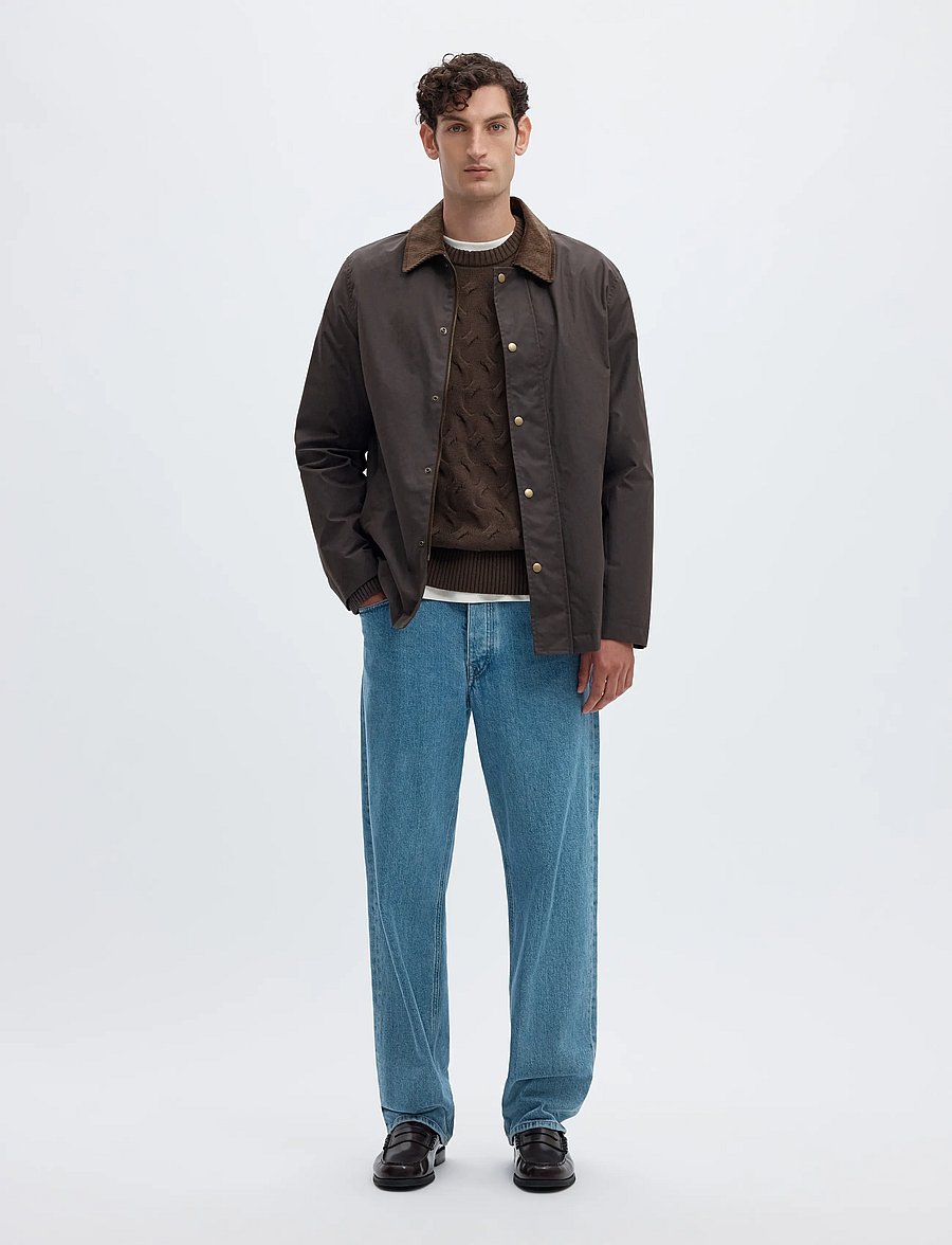 Selected - SLMCARLOS LS CABLE CREW NECK NOOS - delicioso - 5