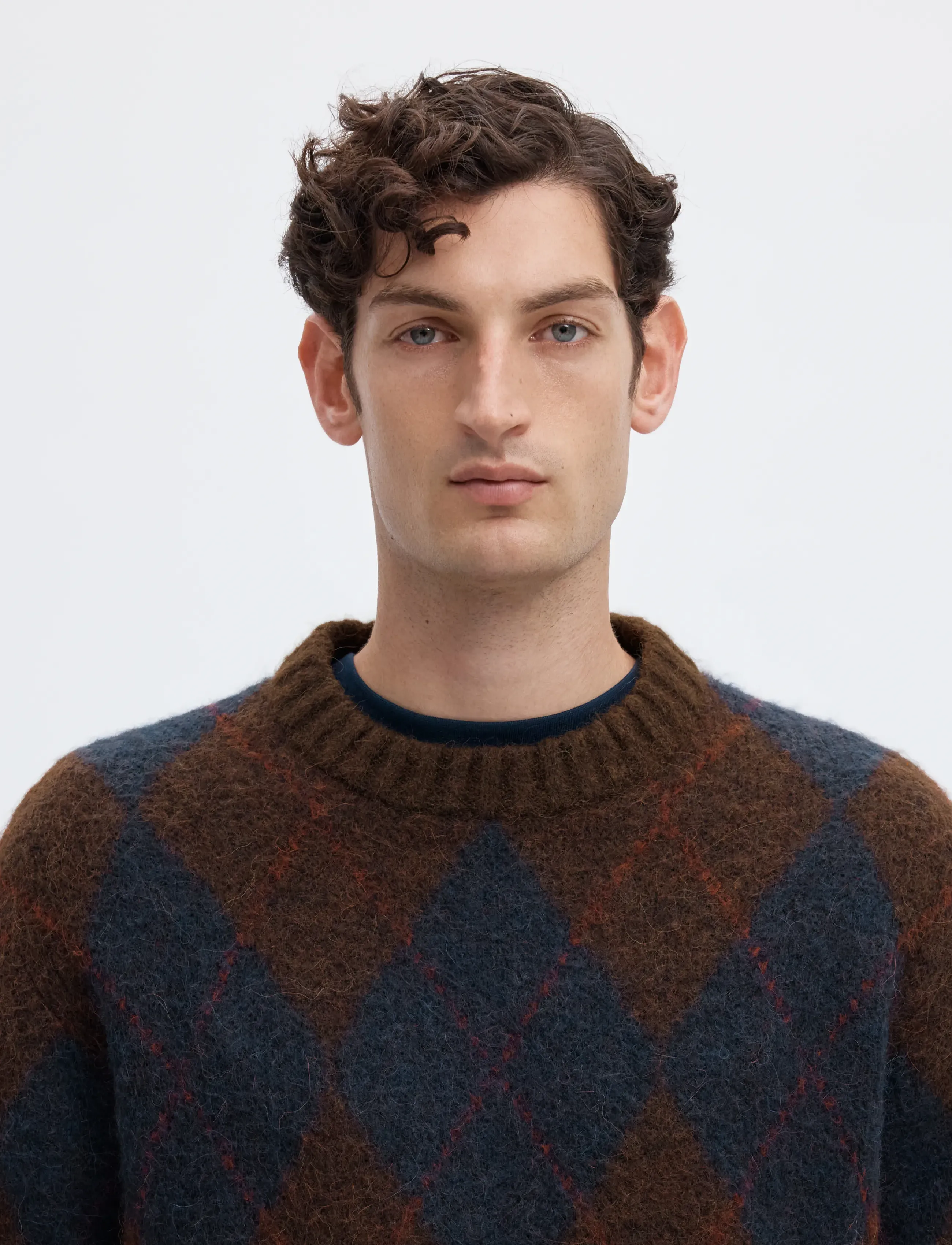 Selected - SLMRAI LS KNIT ARGYLE CREW NECK - osta olukorra järgi - delicioso - 4