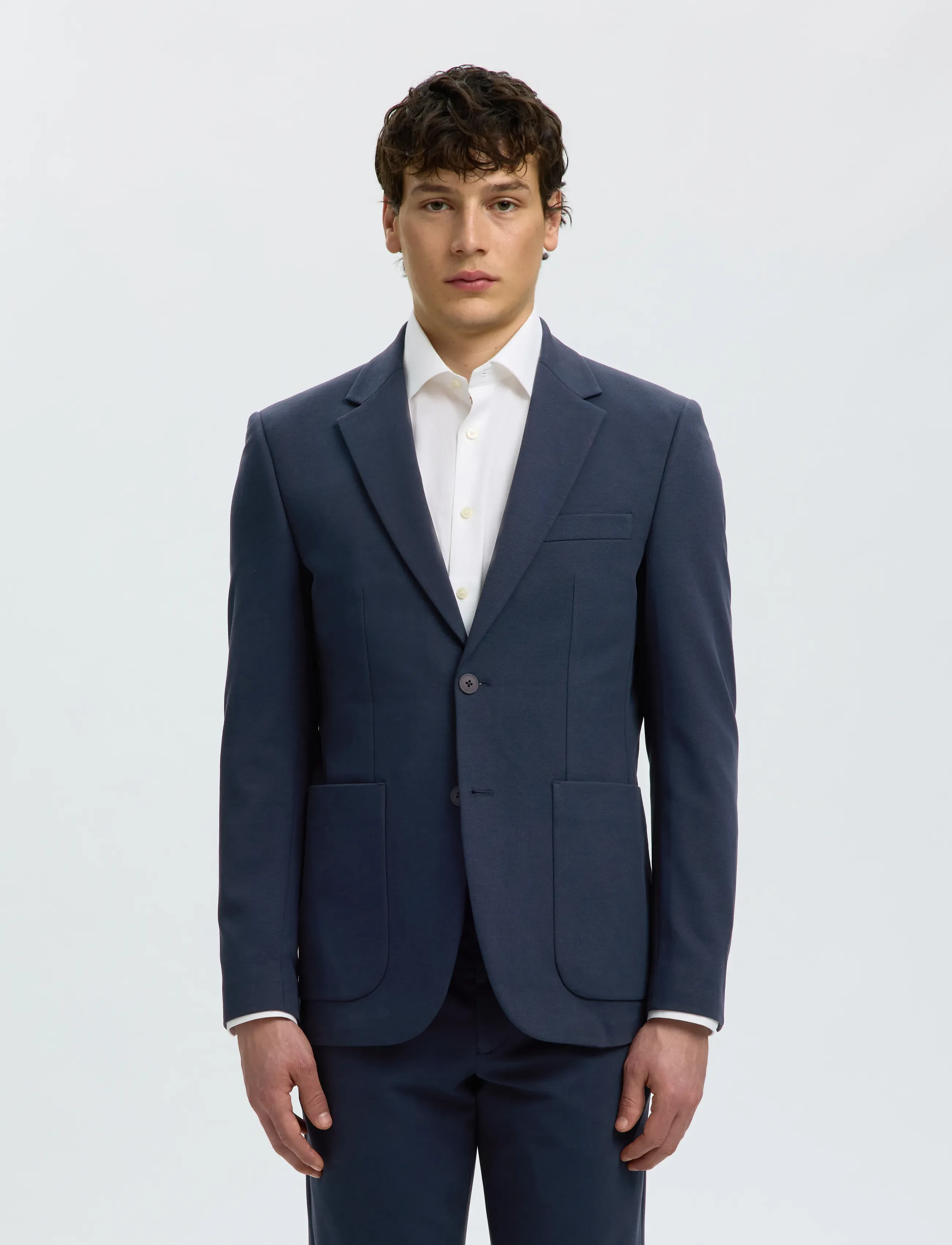 Selected SLMSLIM-LOMAIR BLZ NOOS - Kollektionen - DARK NAVY / navy