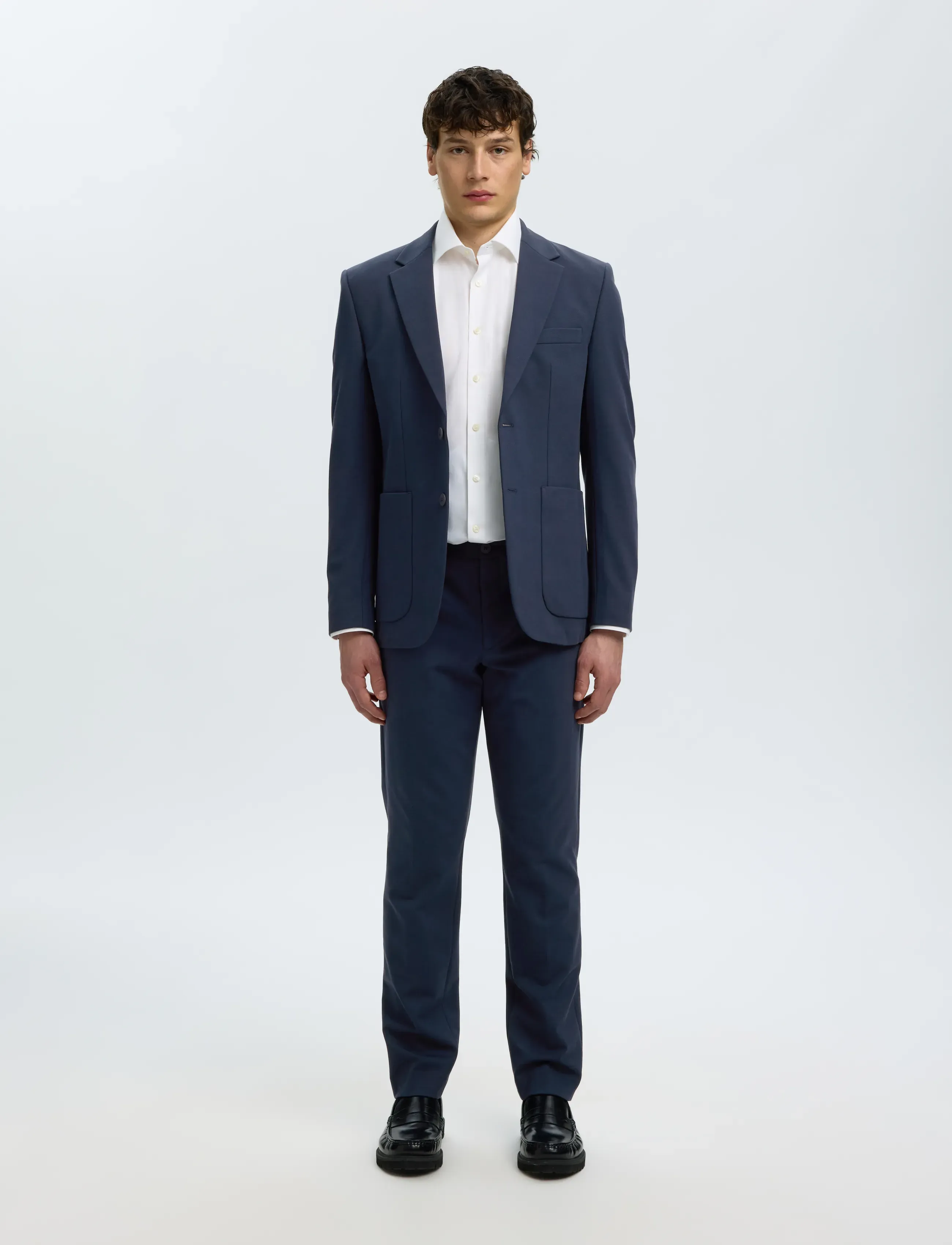 Selected - SLMSLIM-LOMAIR BLZ NOOS - dark navy - 3