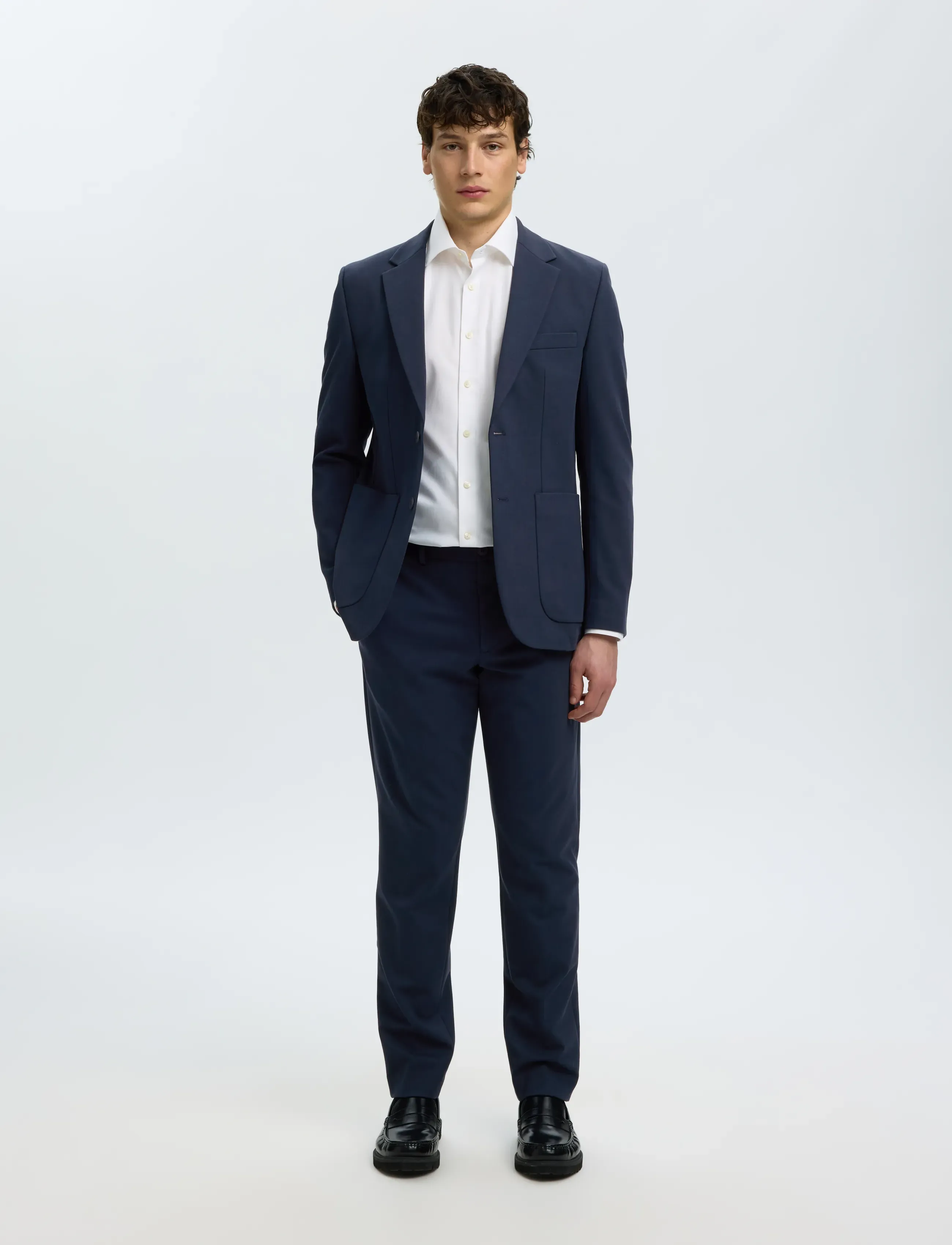 Selected - SLMSLIM-LOMAIR BLZ NOOS - dark navy - 5