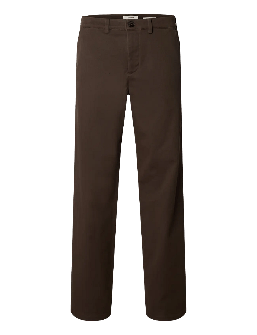 Selected - SLM196-STRAIGHT MILES TWILL PANT NOOS - freizeithosen - delicioso - 1
