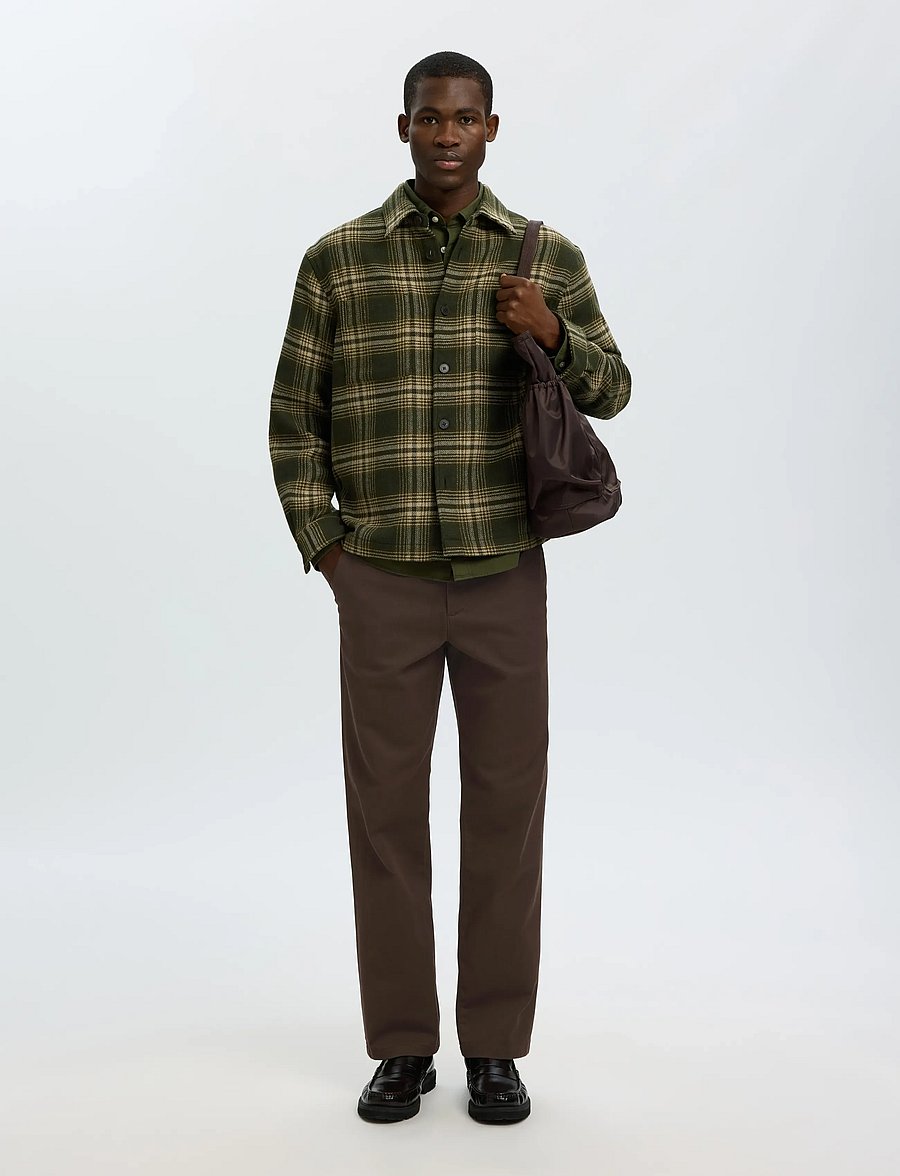 Selected - SLM196-STRAIGHT MILES TWILL PANT NOOS - freizeithosen - delicioso - 5