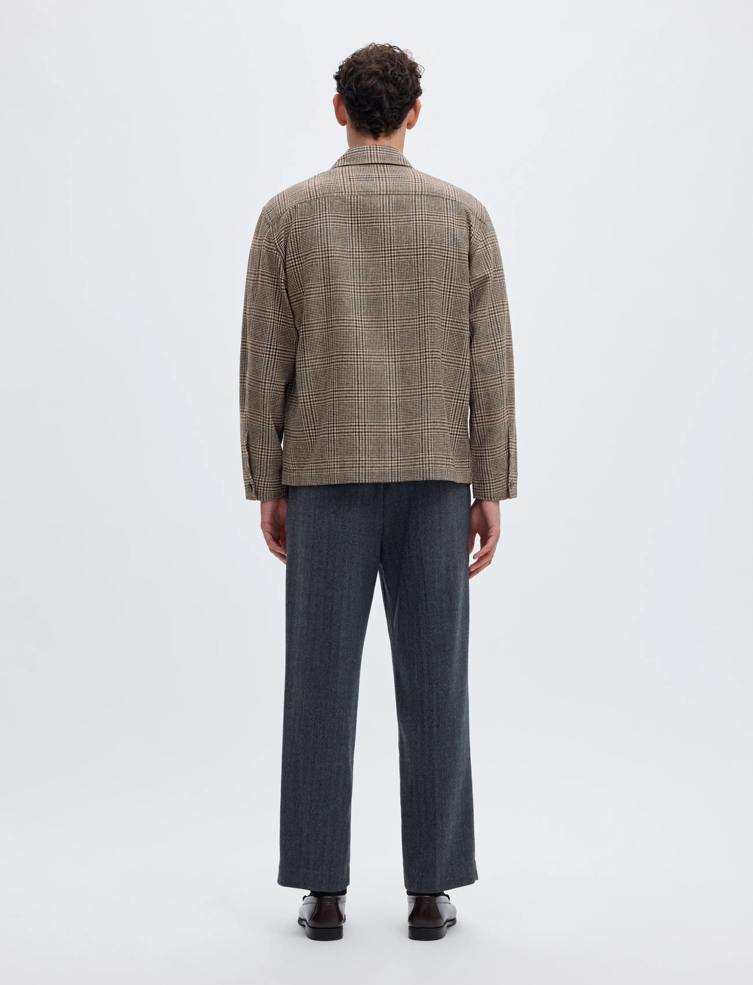 Selected - SLMRLXSVEND WT CHECK WOOL BLEND LIGHT OS - delicioso - 2