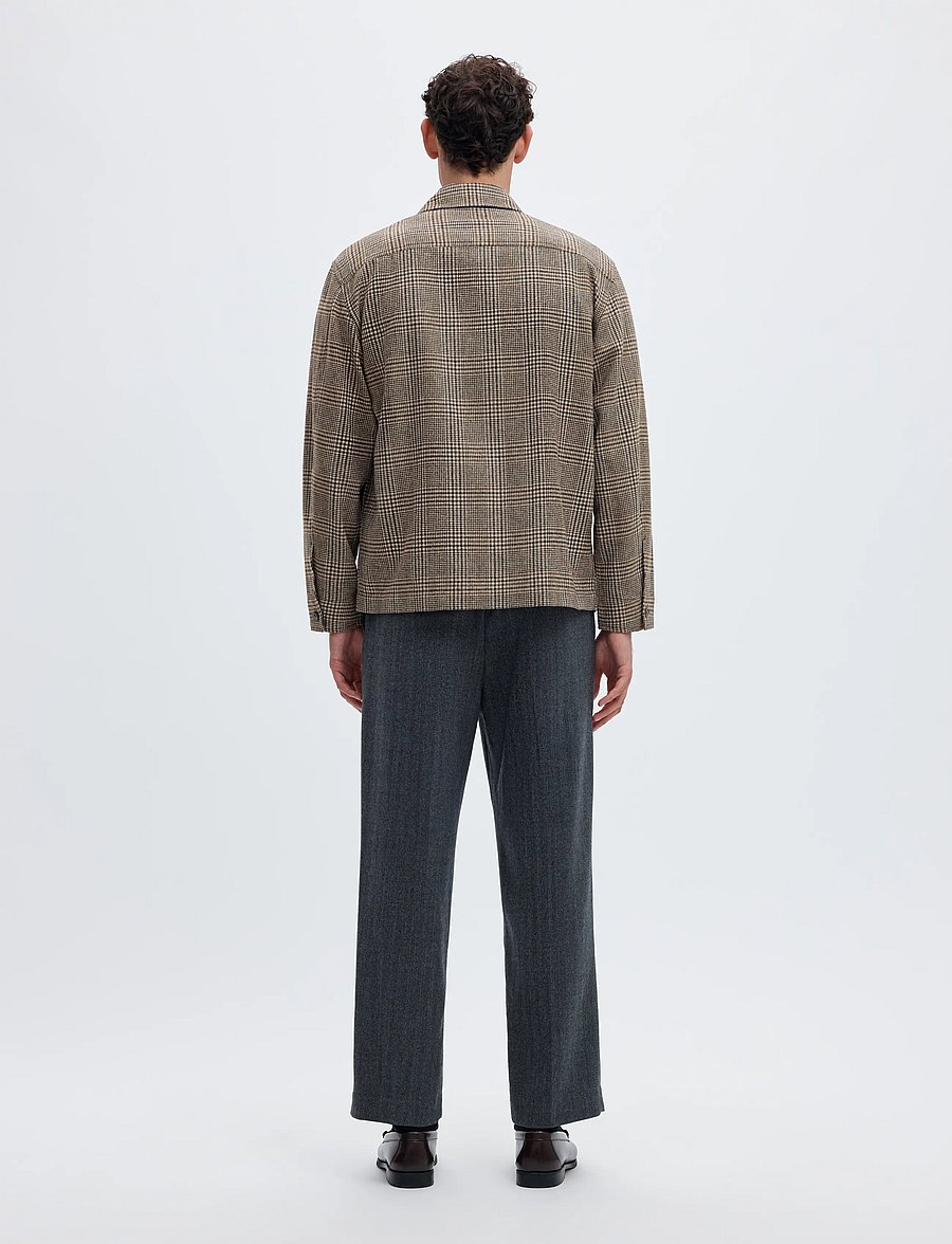 Selected - SLMRLXSVEND WT CHECK WOOL BLEND LIGHT OS - delicioso - 2