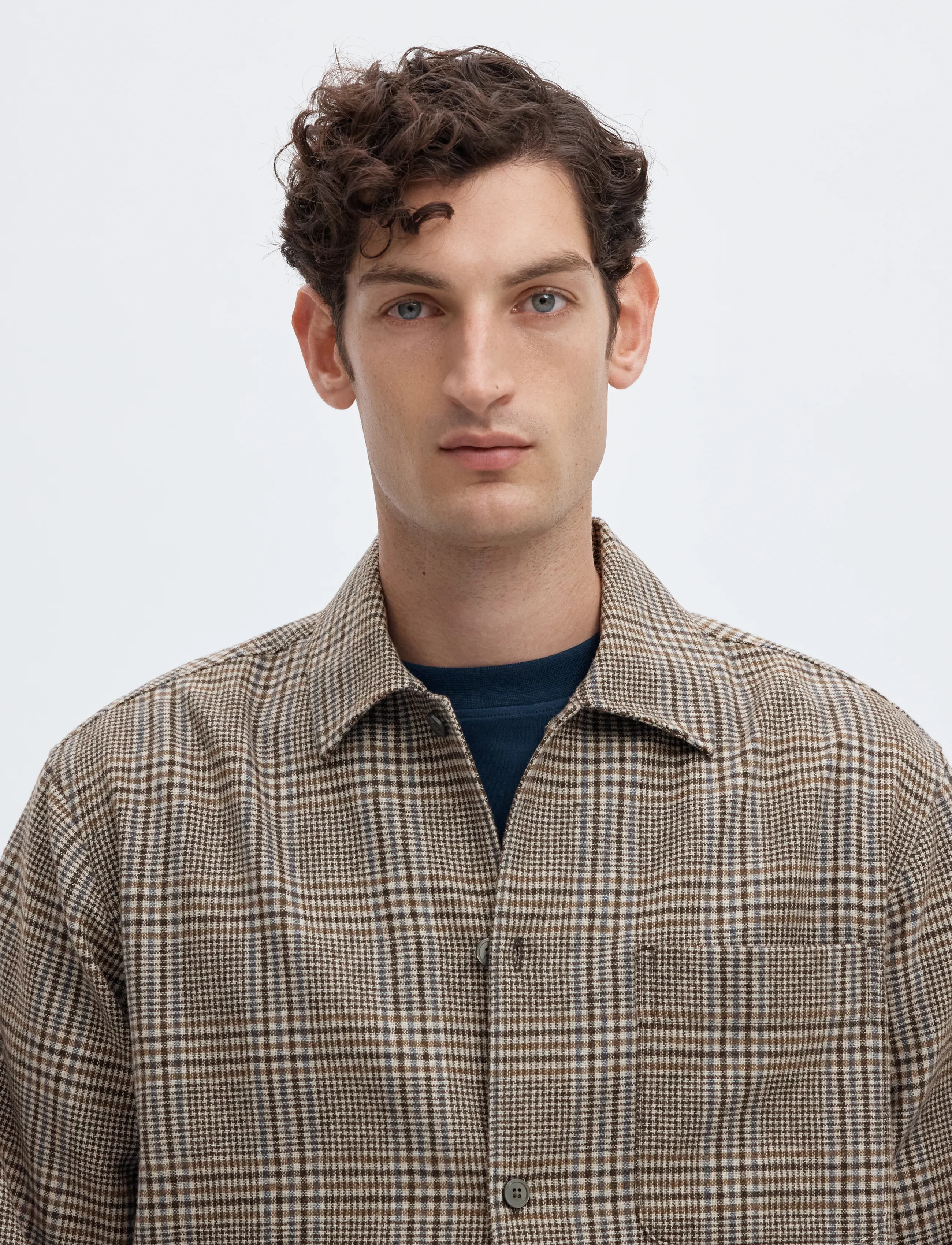 Selected - SLMRLXSVEND WT CHECK WOOL BLEND LIGHT OS - delicioso - 4