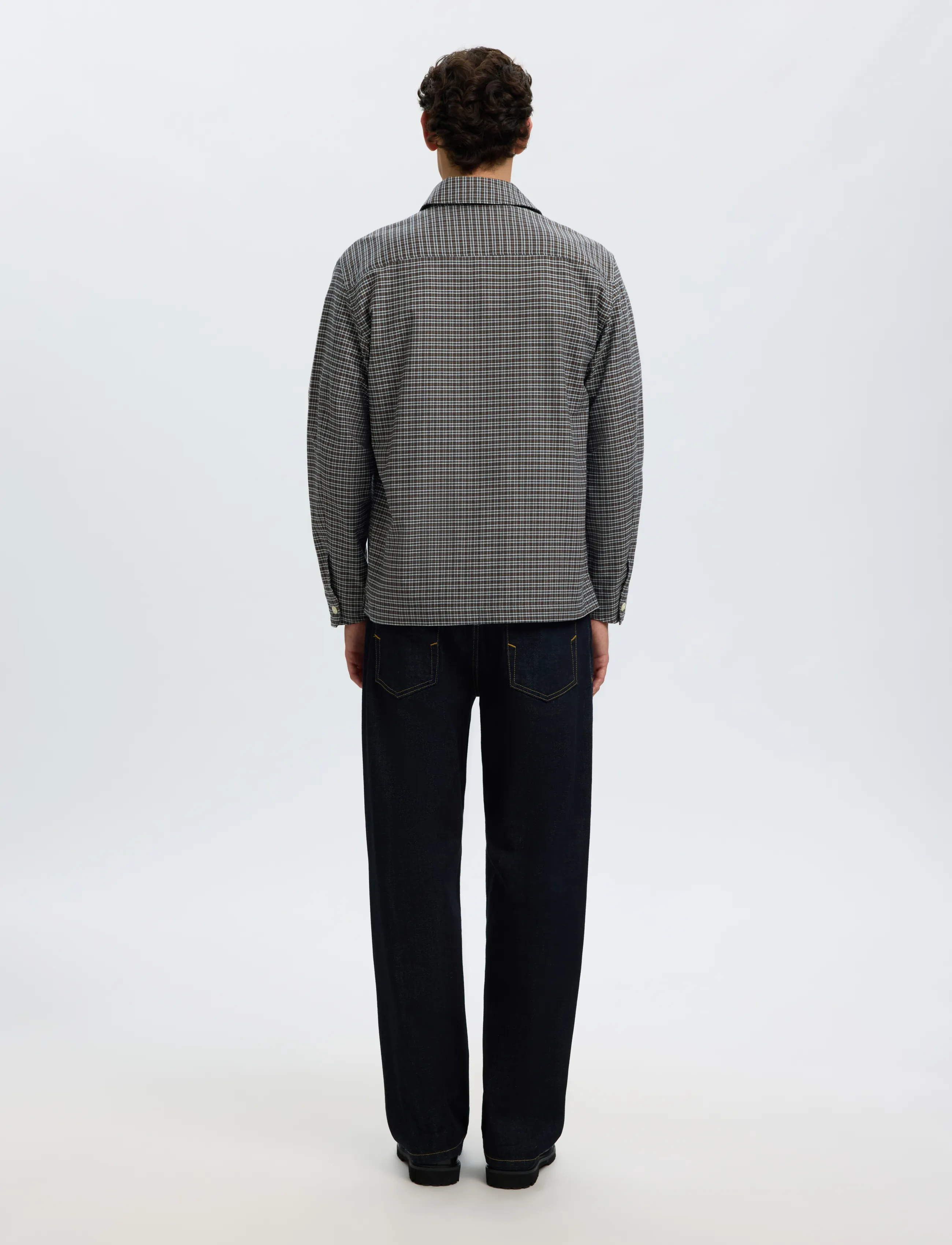 Selected - SLMRLXSVEND RICK BRUSHED OX LIGHT OS - oxfordi särgid - dark shadow - 2