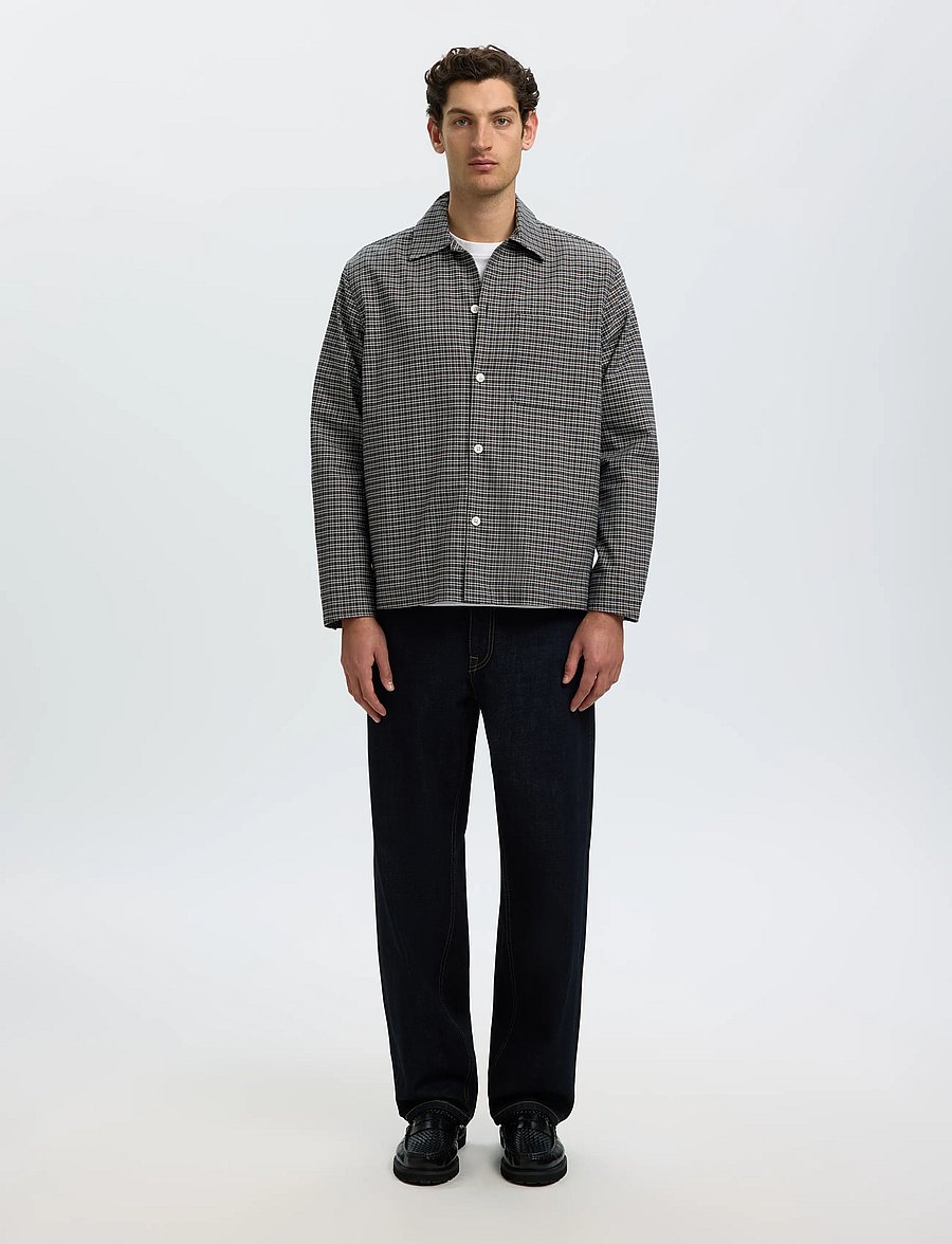 Selected - SLMRLXSVEND RICK BRUSHED OX LIGHT OS - oxfordi särgid - dark shadow - 3