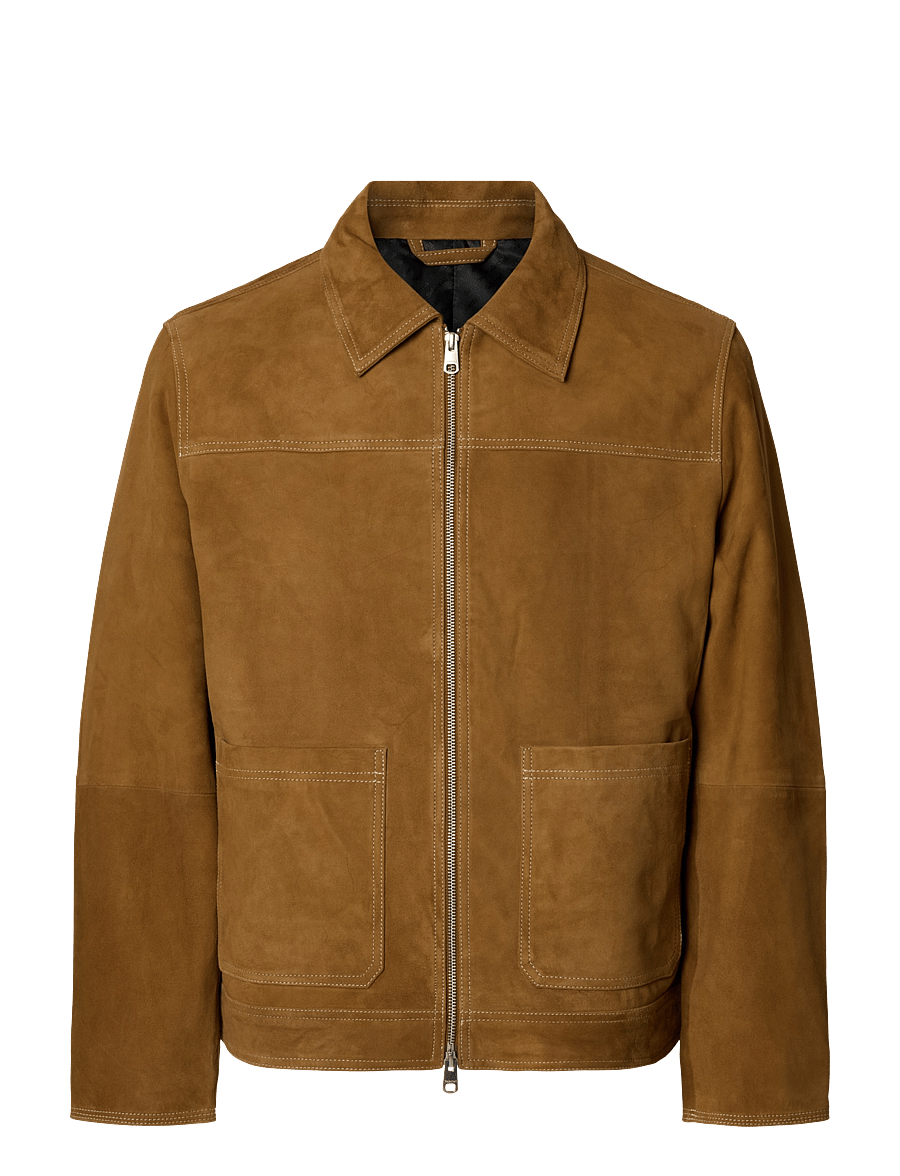 Selected - SLMCARSON SUEDE JACKET #S - fall jackets - monks robe - 1