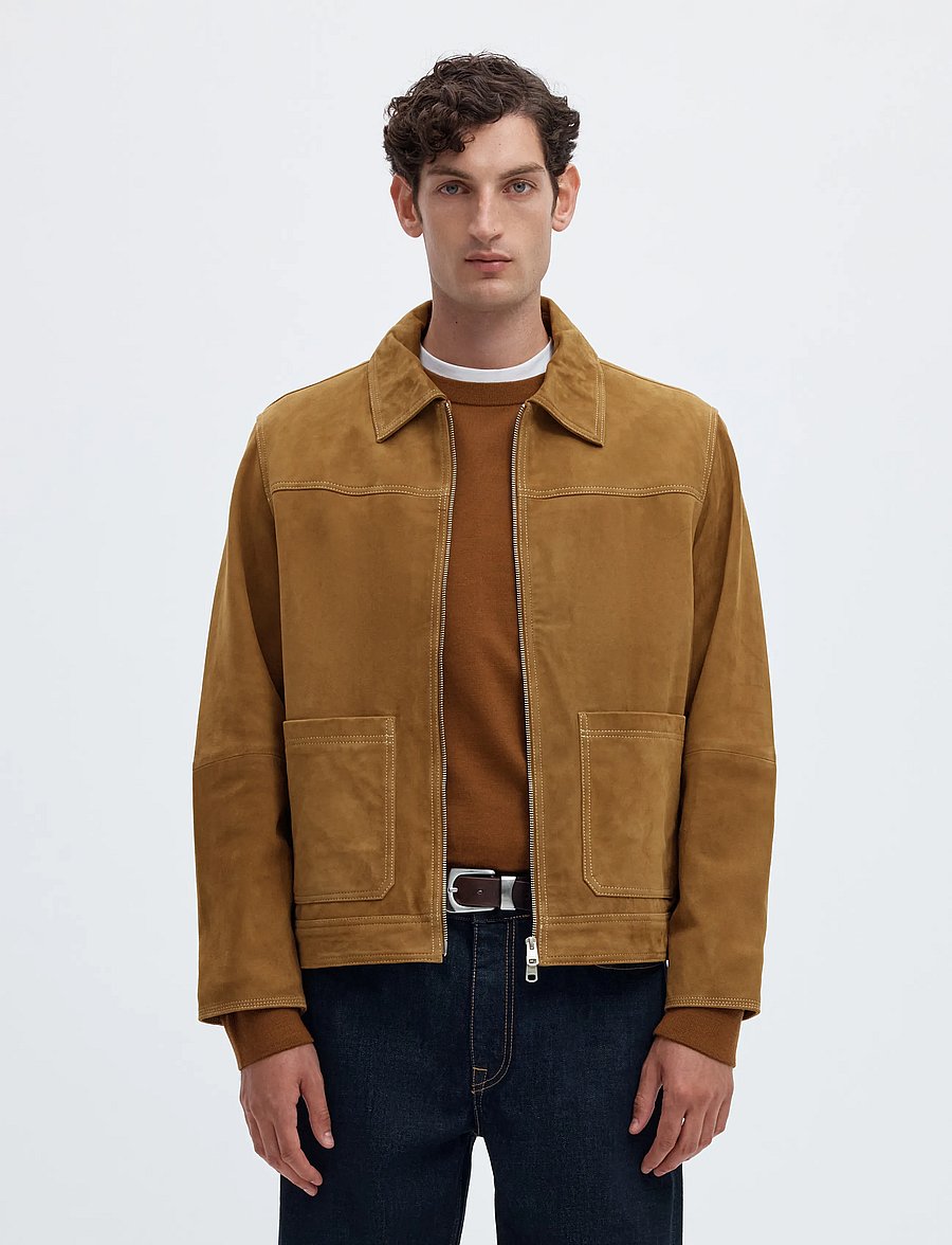 Selected - SLMCARSON SUEDE JACKET #S - fall jackets - monks robe - 0