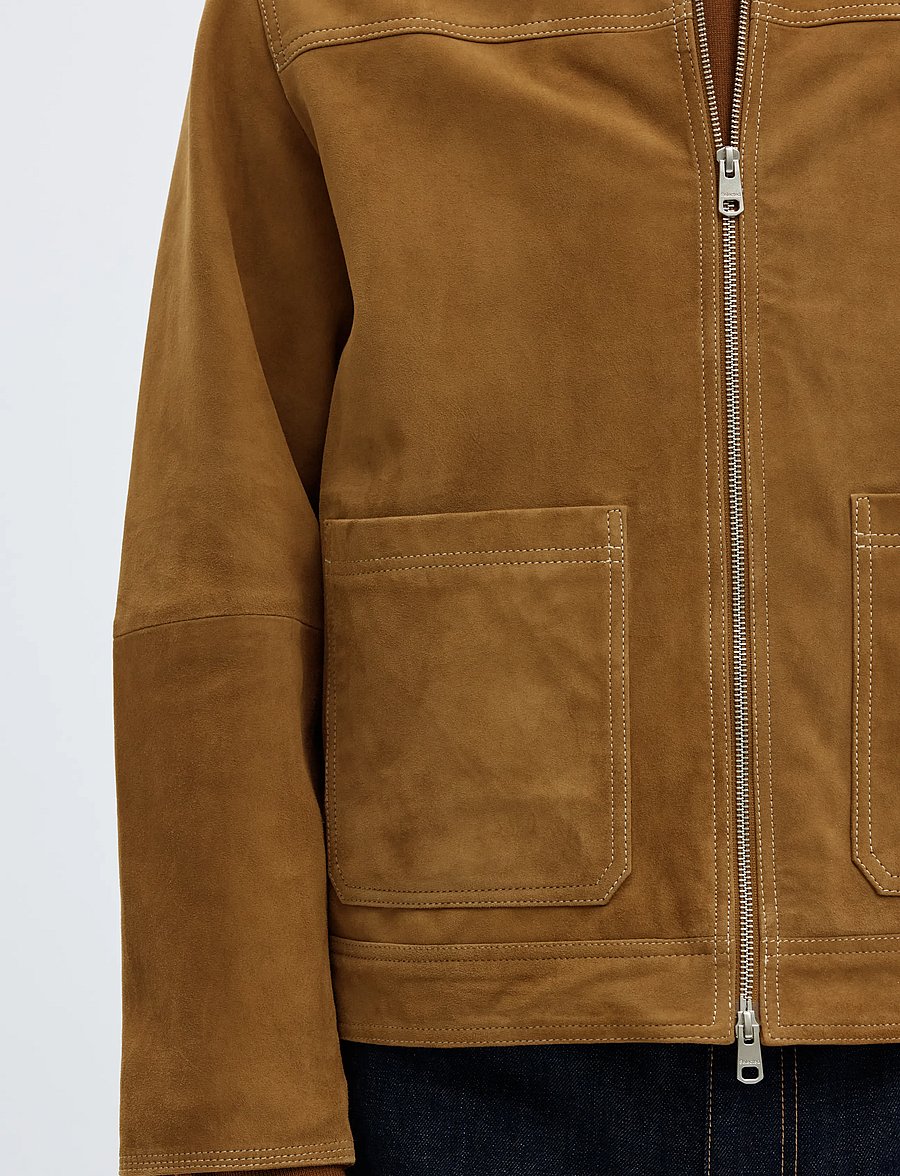 Selected - SLMCARSON SUEDE JACKET #S - fall jackets - monks robe - 4