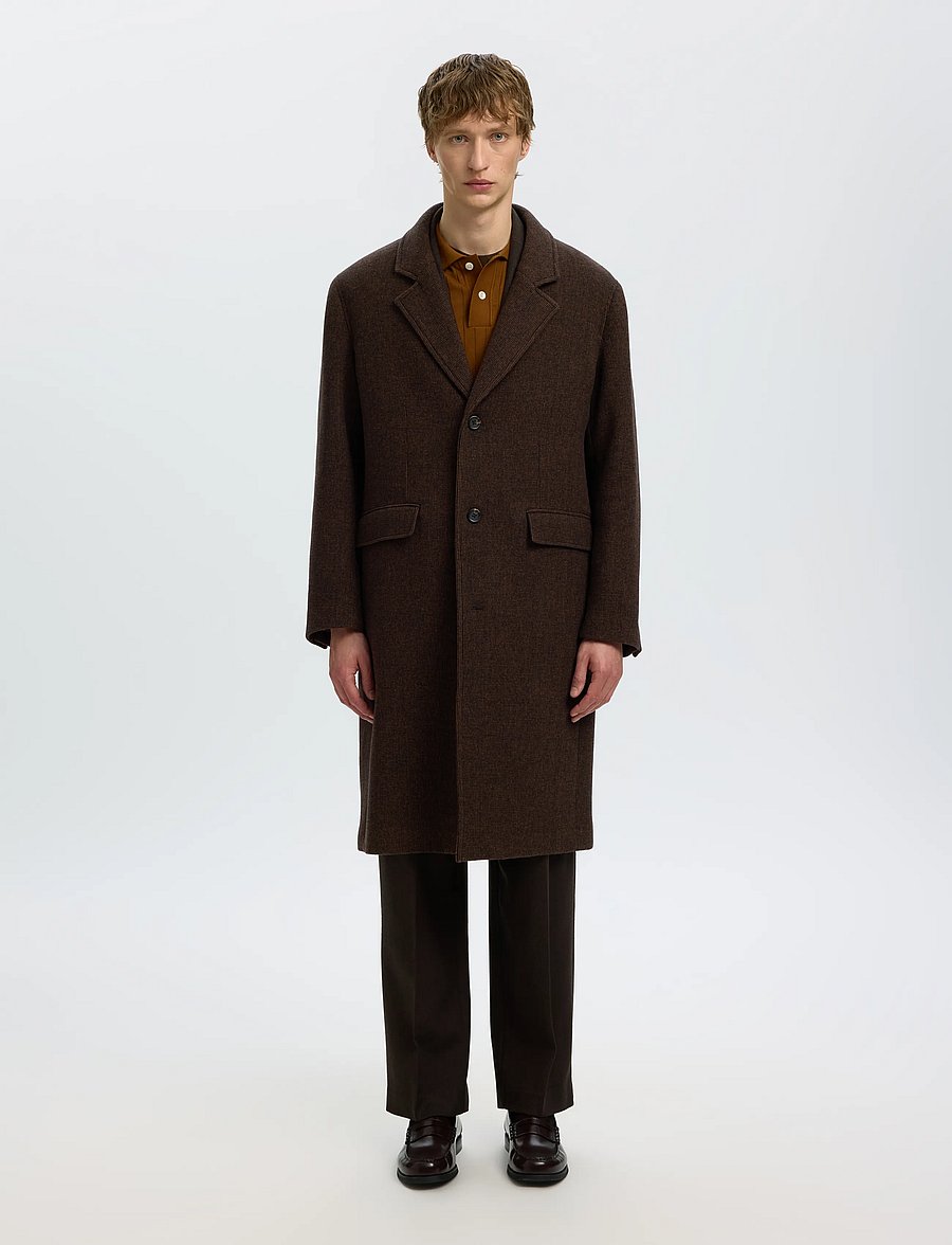Selected - SLMHANK WOOL BLEND - wool coats - monks robe - 0