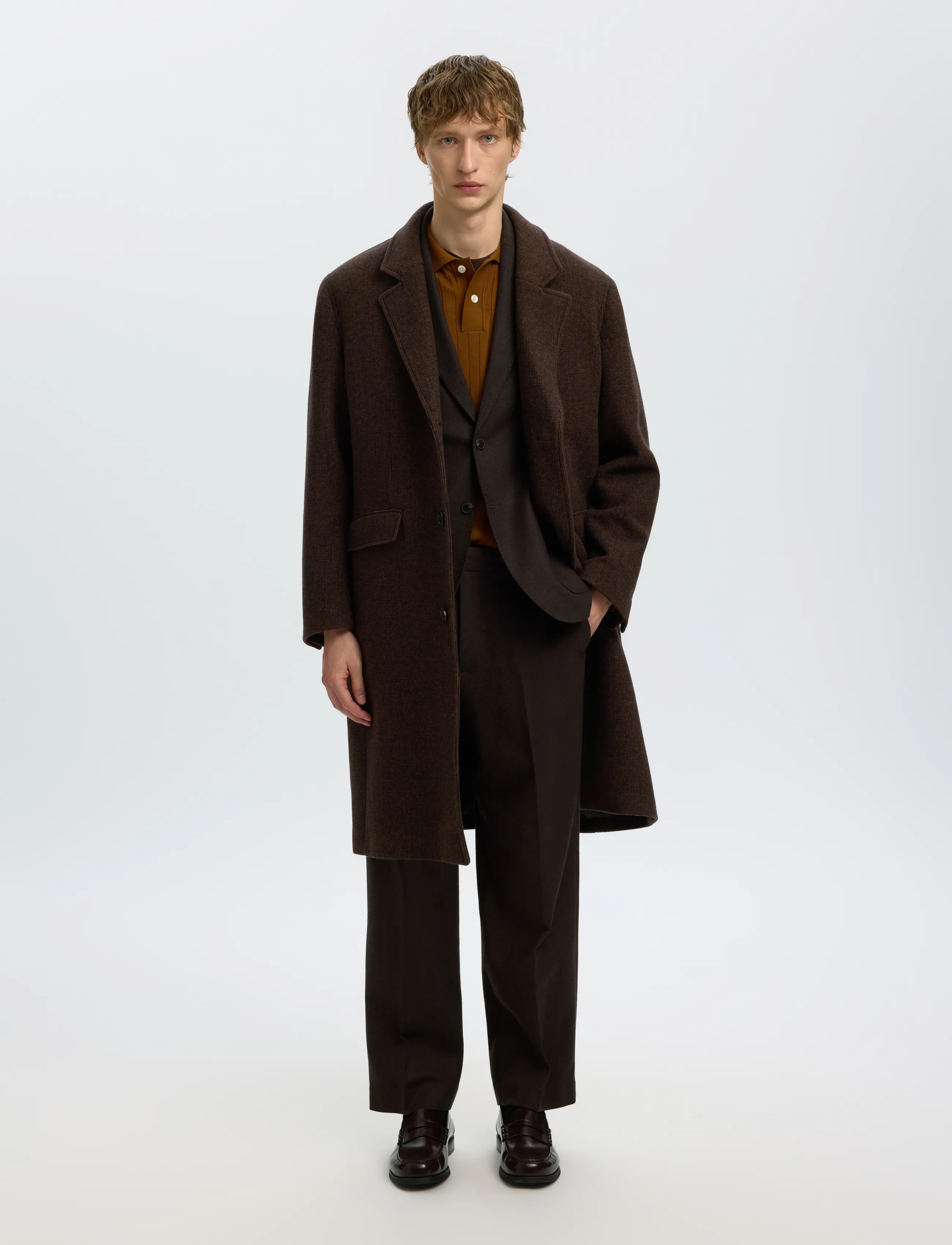 Selected - SLMHANK WOOL BLEND - wool coats - monks robe - 5