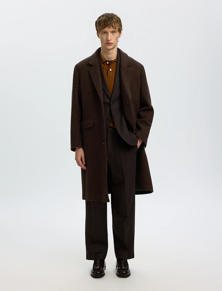 Selected - SLMHANK WOOL BLEND - wool coats - monks robe - 5