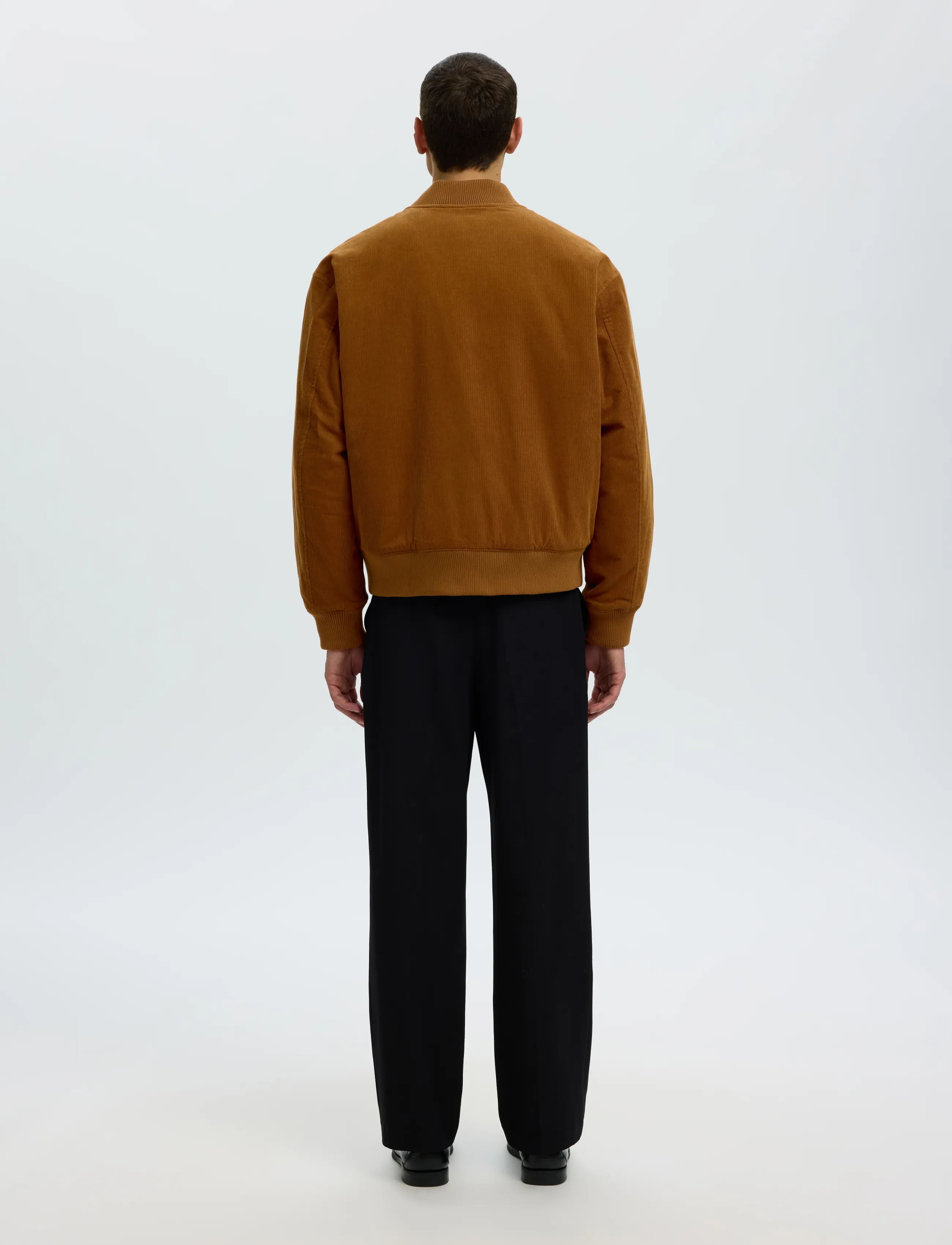 Selected - SLMDANIEL PADDED CORDEROY JKT - höstjackor - monks robe - 2