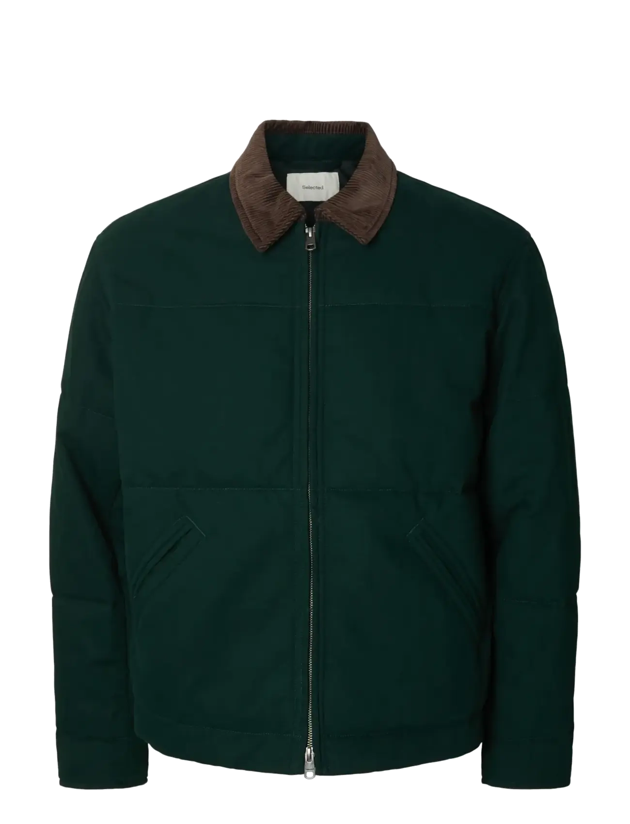 Selected - SLMGRANT FILLED CANVAS JKT - winterjacken - pine grove - 1