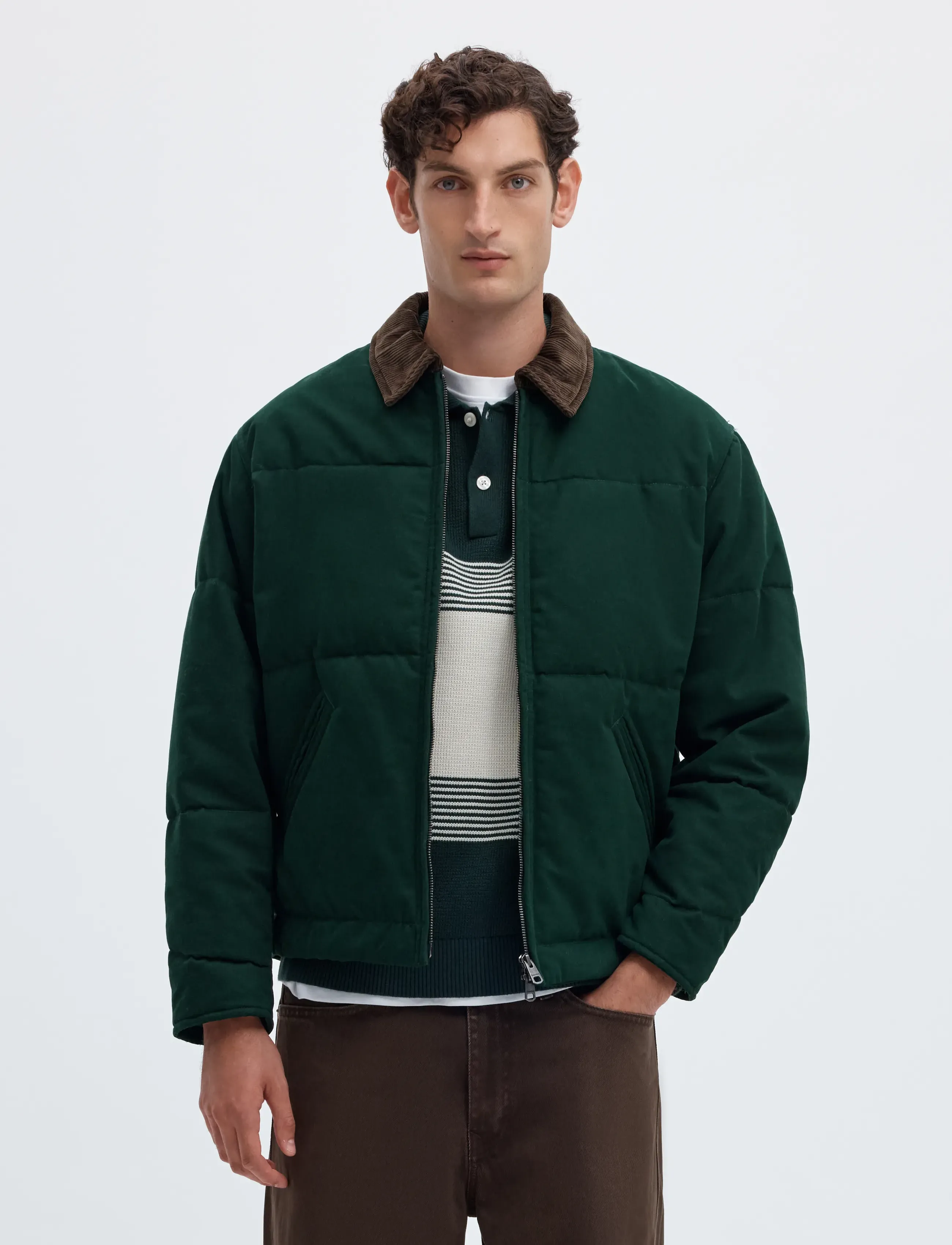 Selected SLMGRANT FILLED CANVAS JKT - Jacken & Mäntel - PINE GROVE / green