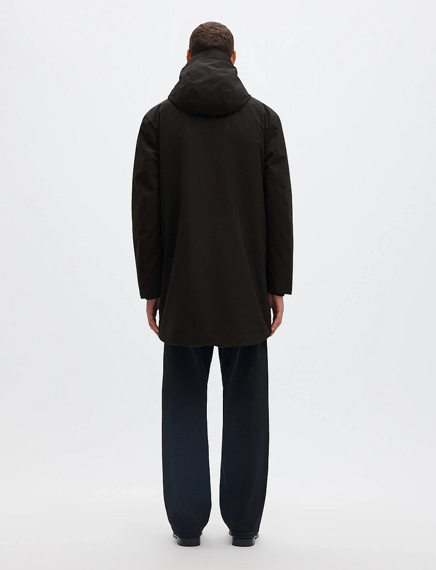 Selected - SLMJONAS TECH COAT - black - 2