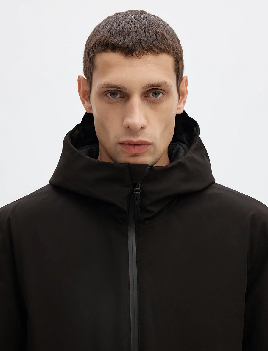 Selected - SLMJONAS TECH COAT - black - 4