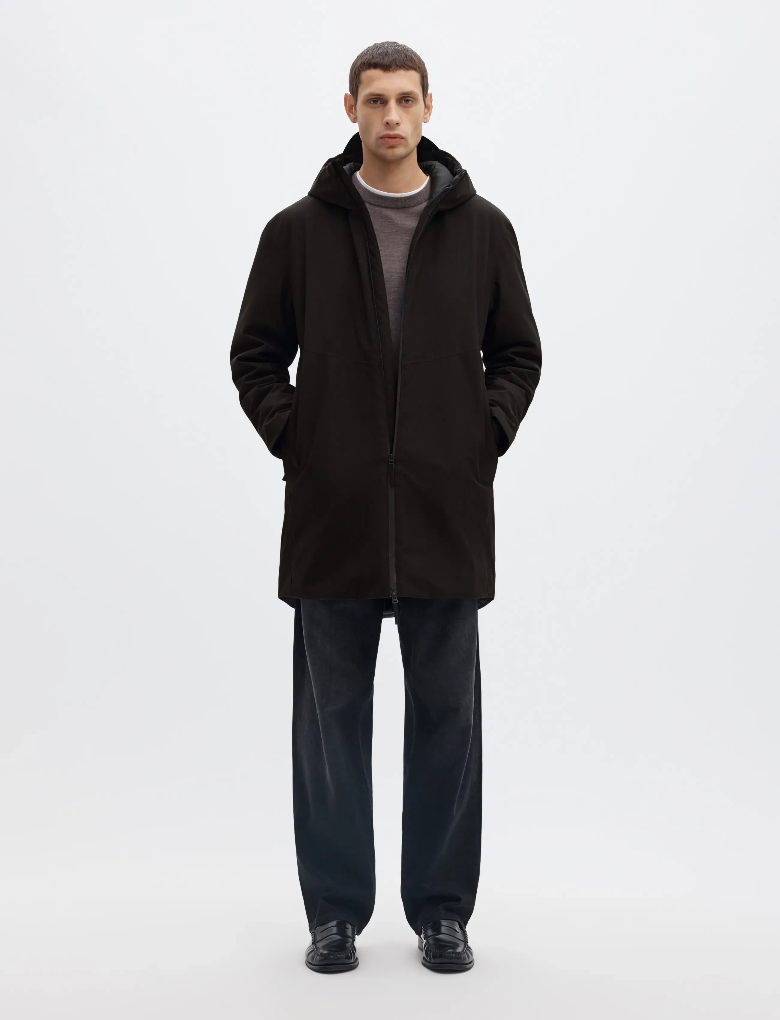 Selected - SLMJONAS TECH COAT - black - 5