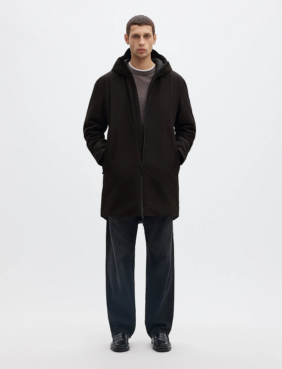 Selected - SLMJONAS TECH COAT - black - 5